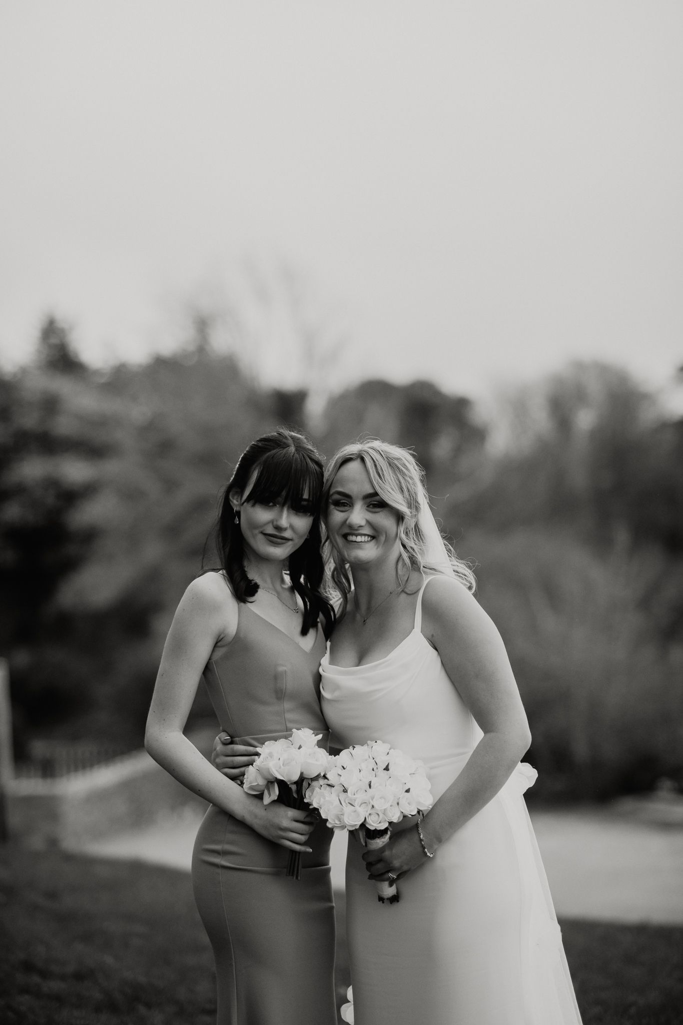 Wedding party portraits at Ross Castle, Killarney, Ireland
