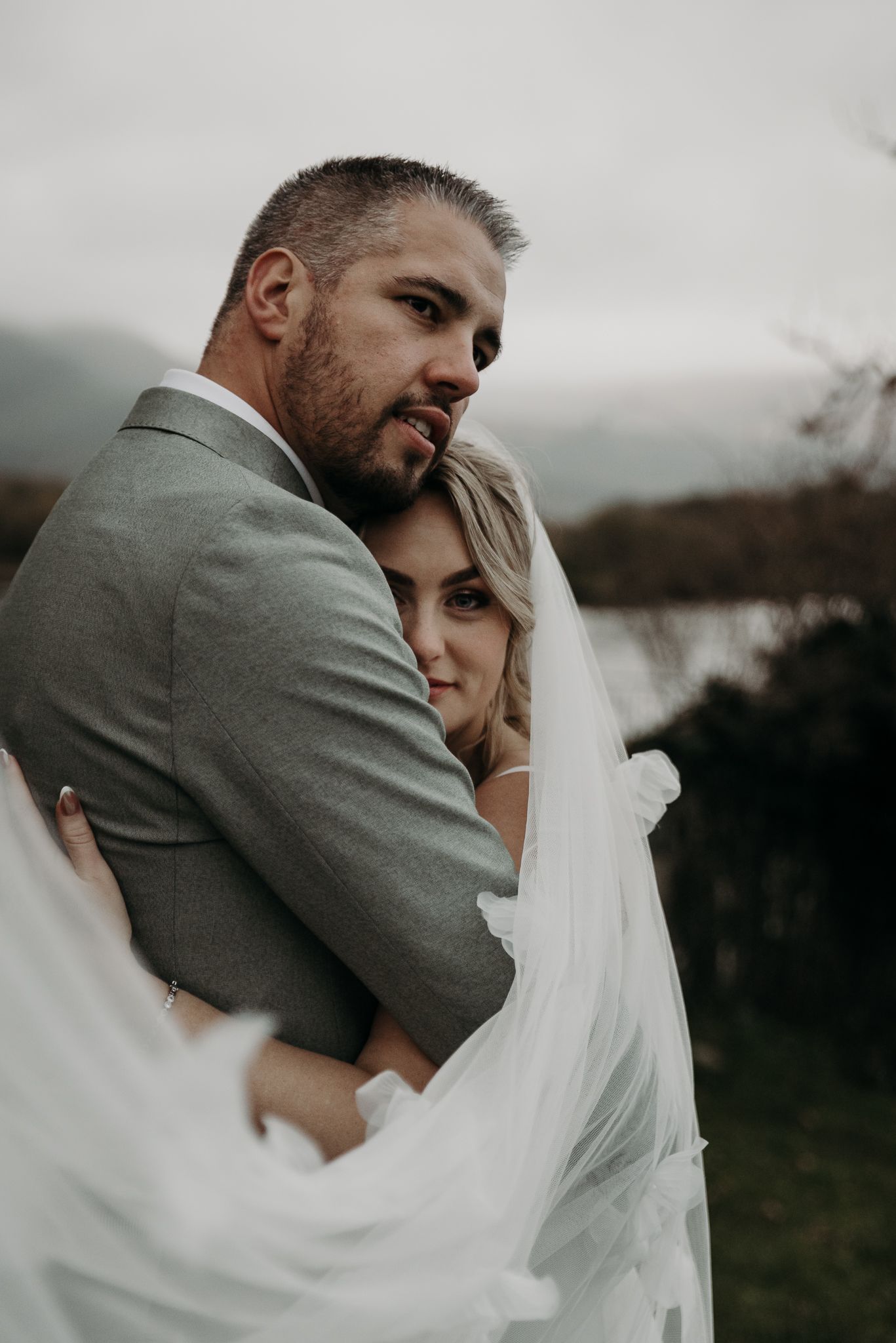 Aisling and Johann's couple portrait session at Ross Castle, Killarney, Ireland