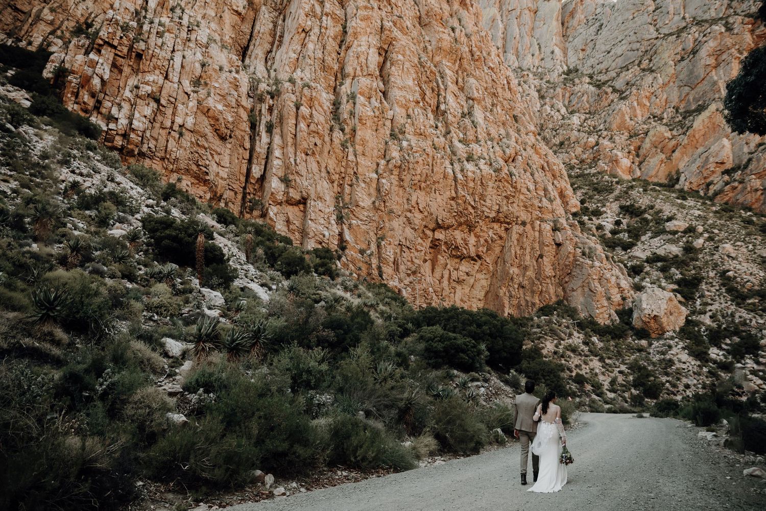 Couple portrait in the Swartberg Pass