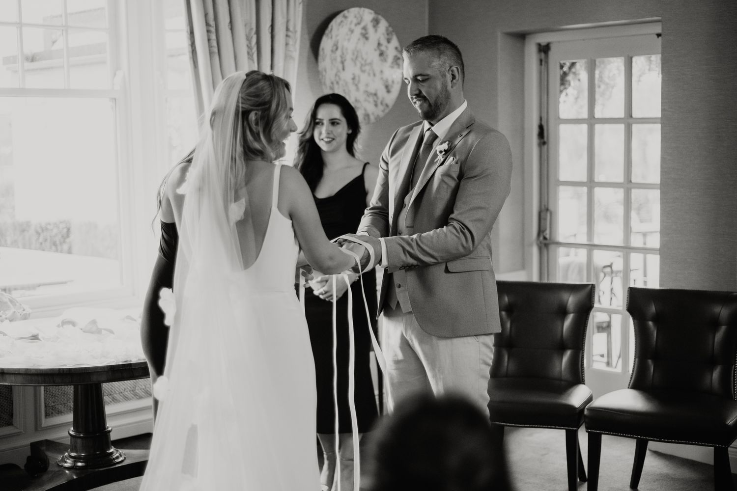 Aisling and Johann's handfasting ceremony at their Killarney wedding
