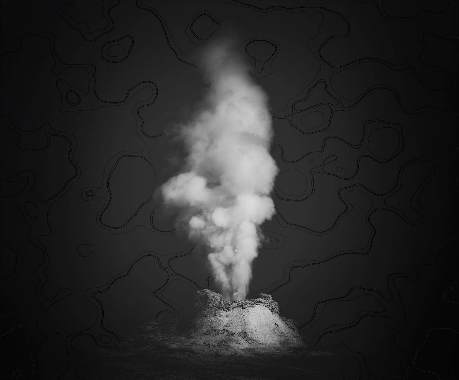 Dark smoke background for Greensboro Roofing - 4Adventure Media.