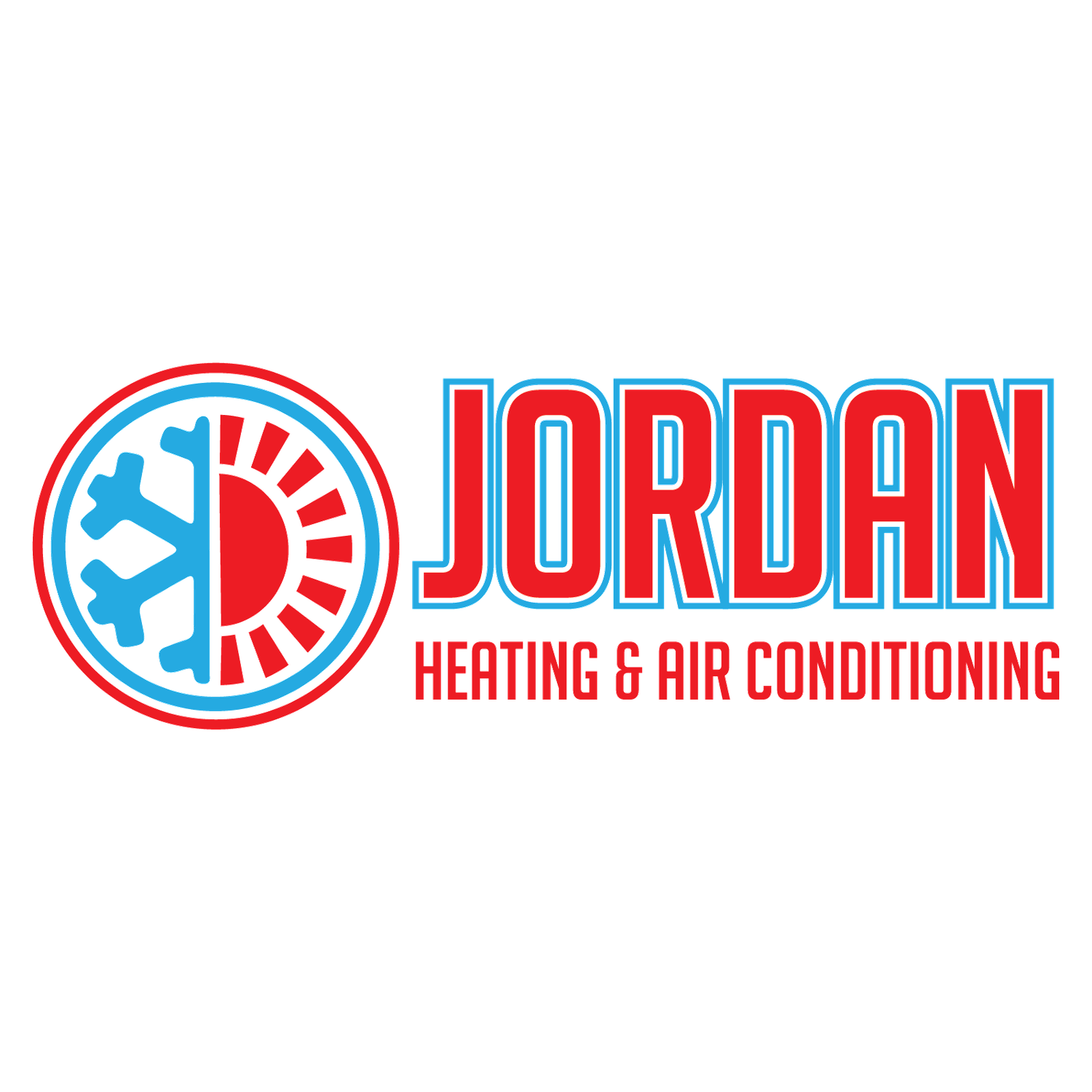 Jordan Heating logo for Asheboro Landscaping - 4Adventure Media.