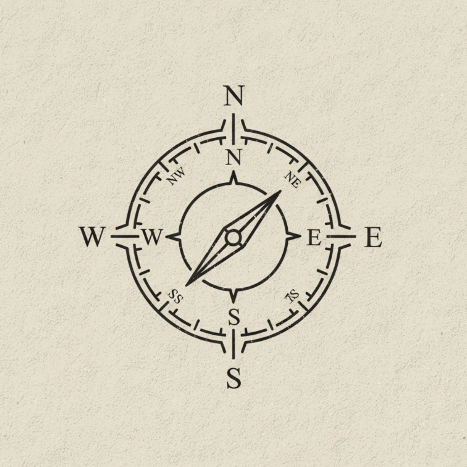 Compass rose illustrations for Burlington Electrical - 4Adventure Media.