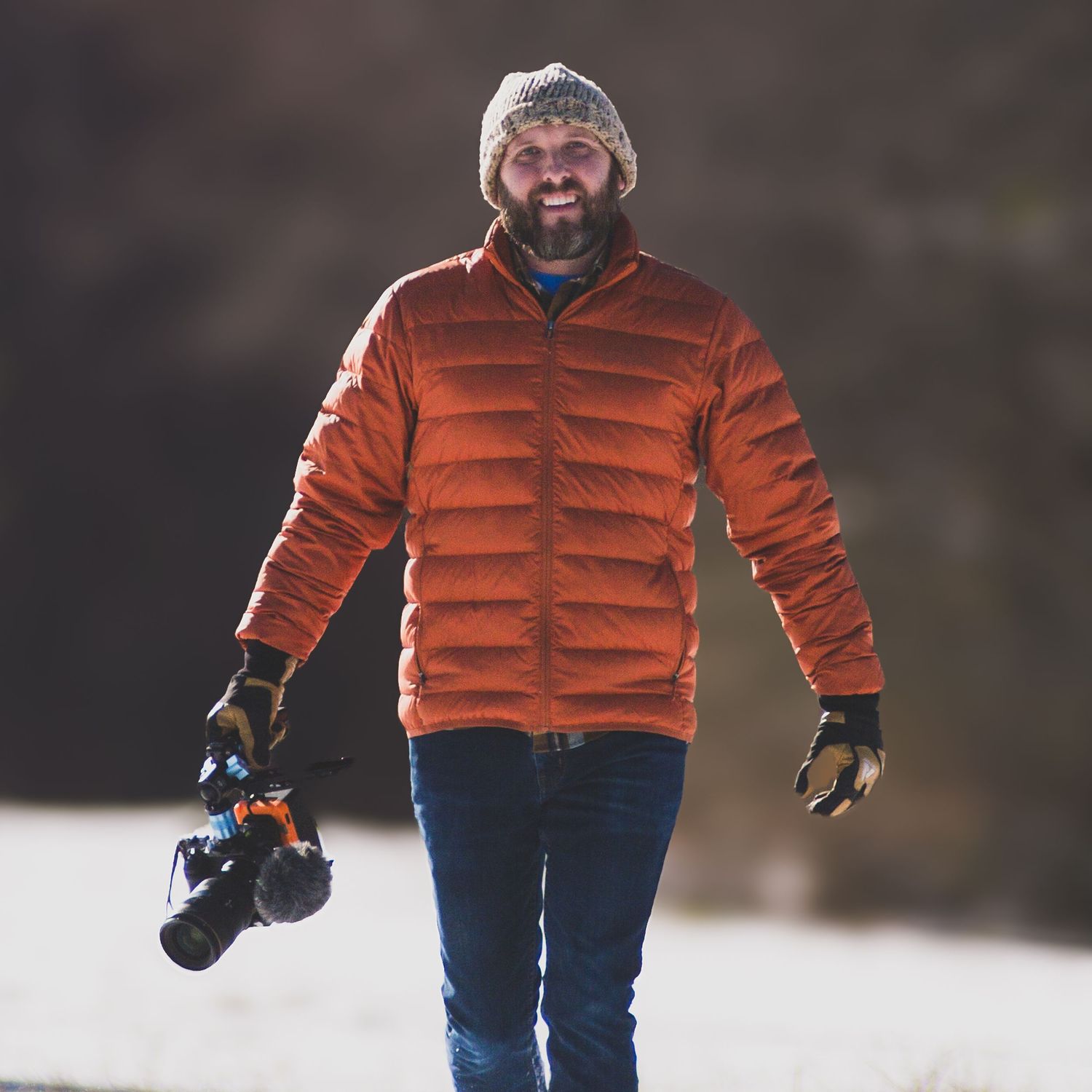 Video marketing in snow for Greensboro HVAC contractors - 4Adventure Media.