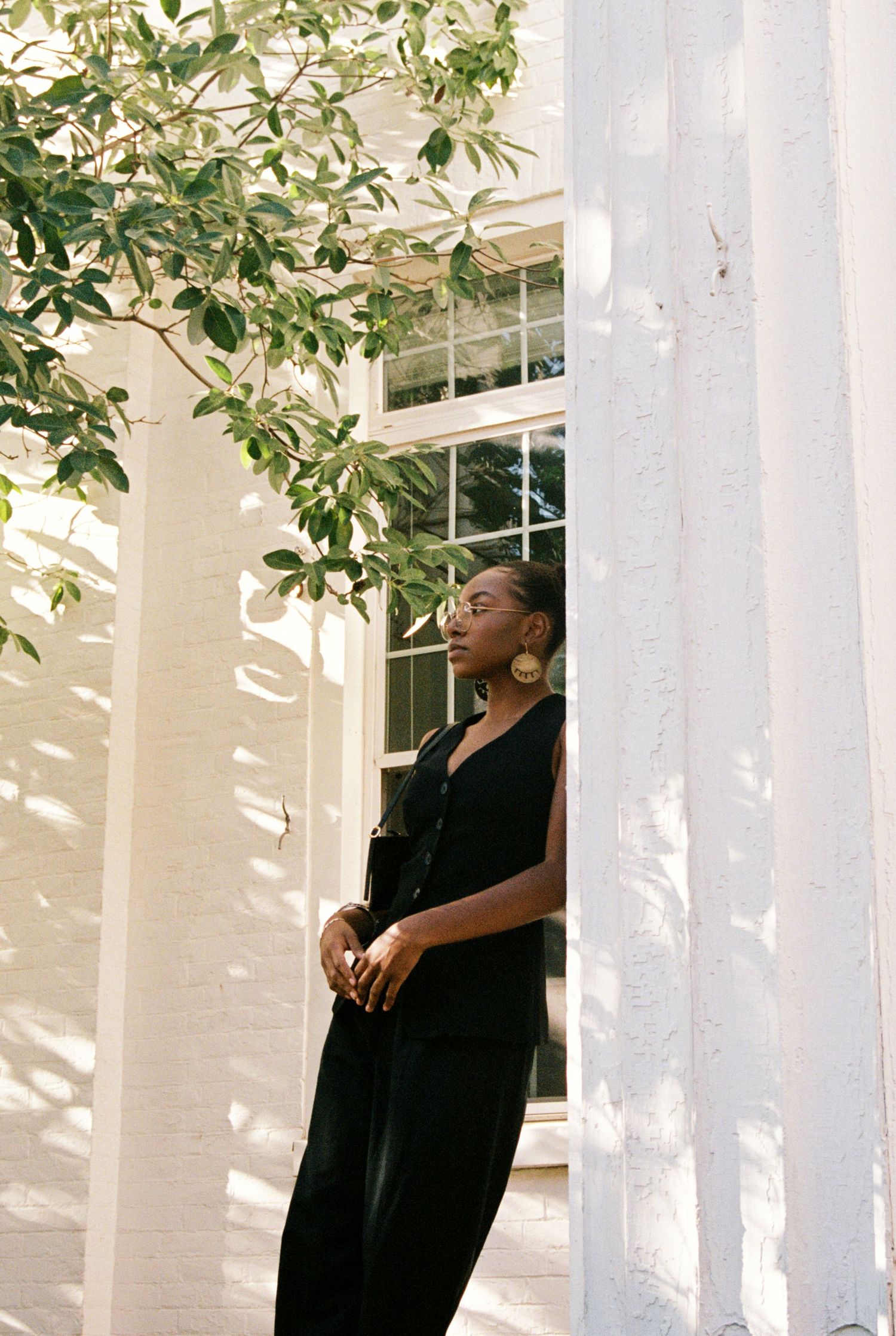 fashion photography on film with soft, natural tones