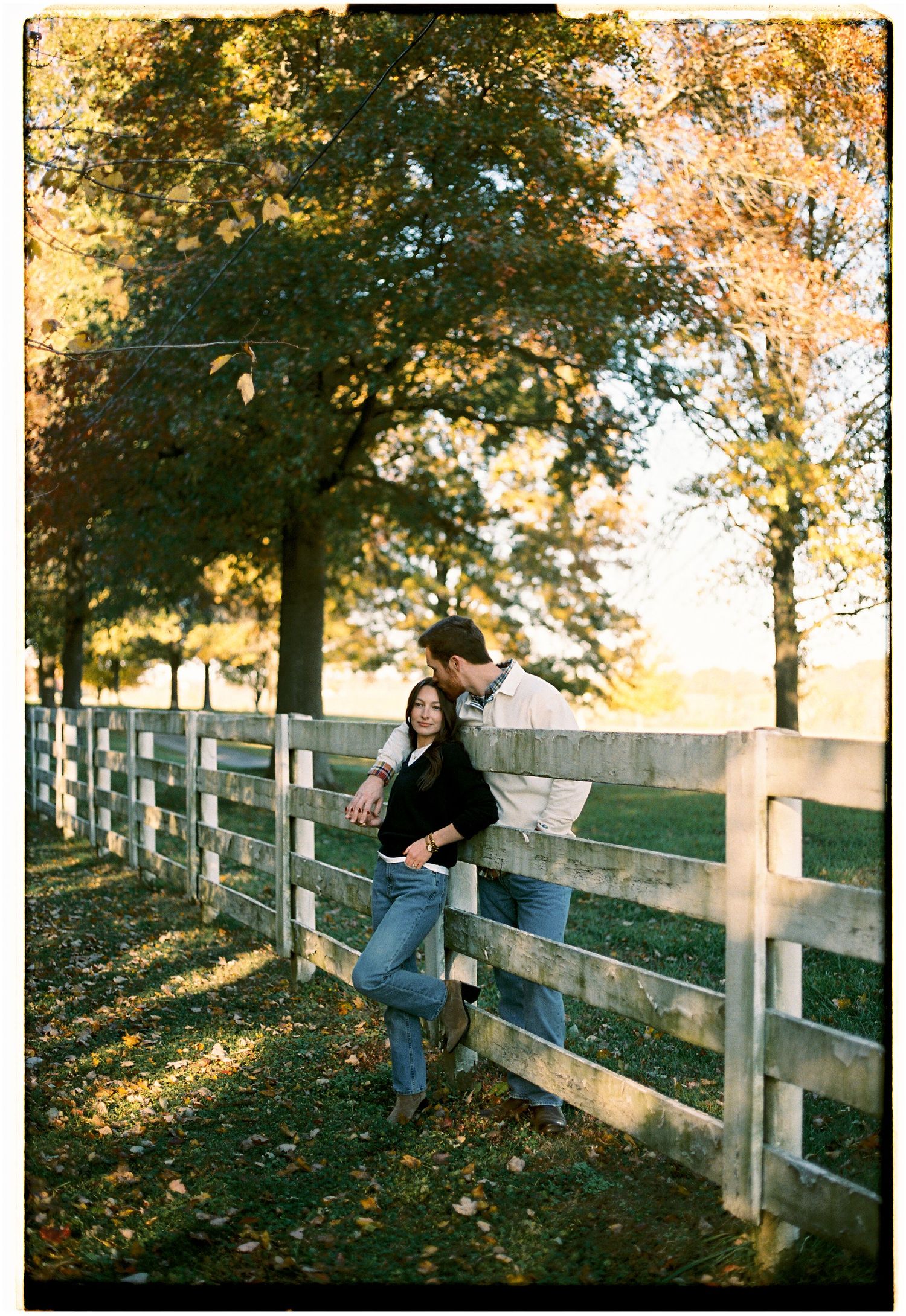 35mm film brand photography with warm tones in kentucky