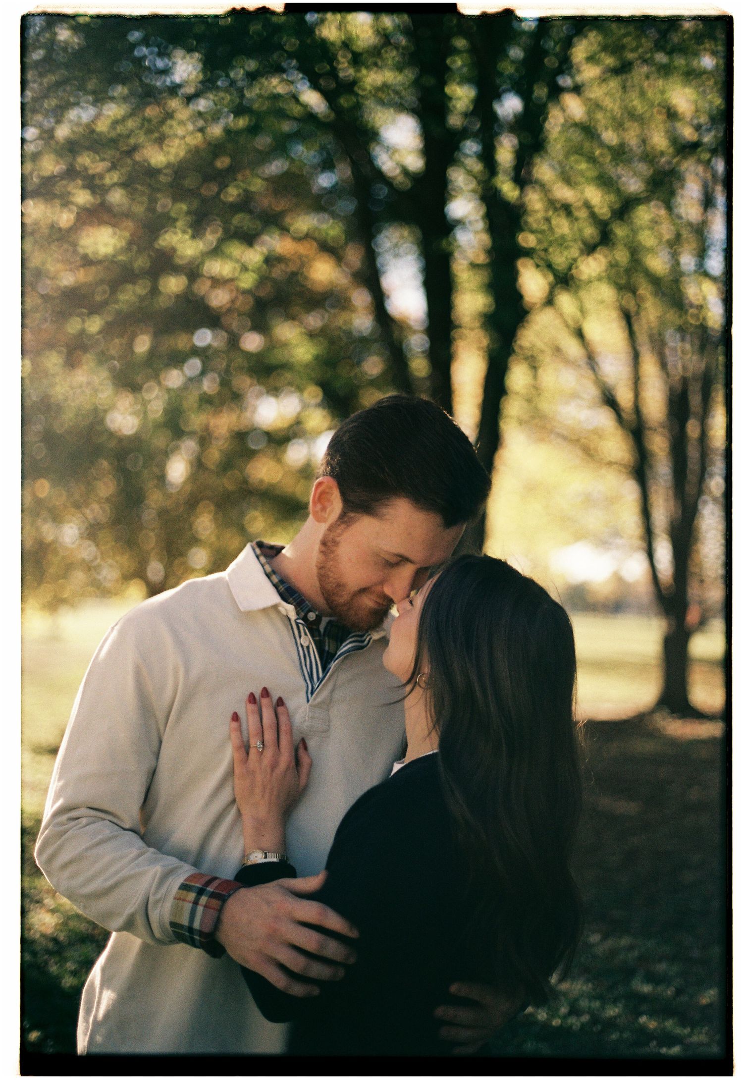 35mm film brand photography with warm tones