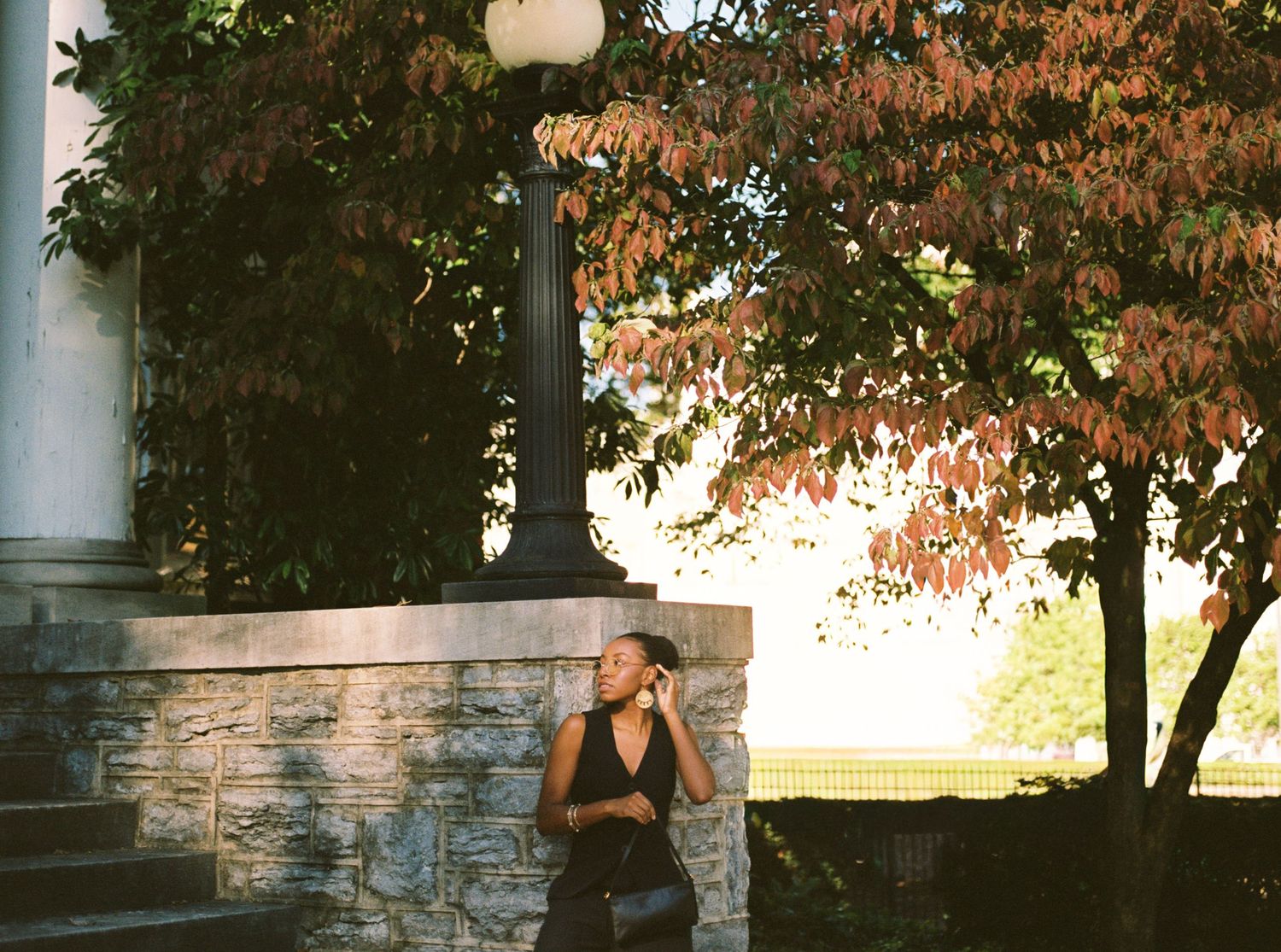 fashion editorial with medium format film