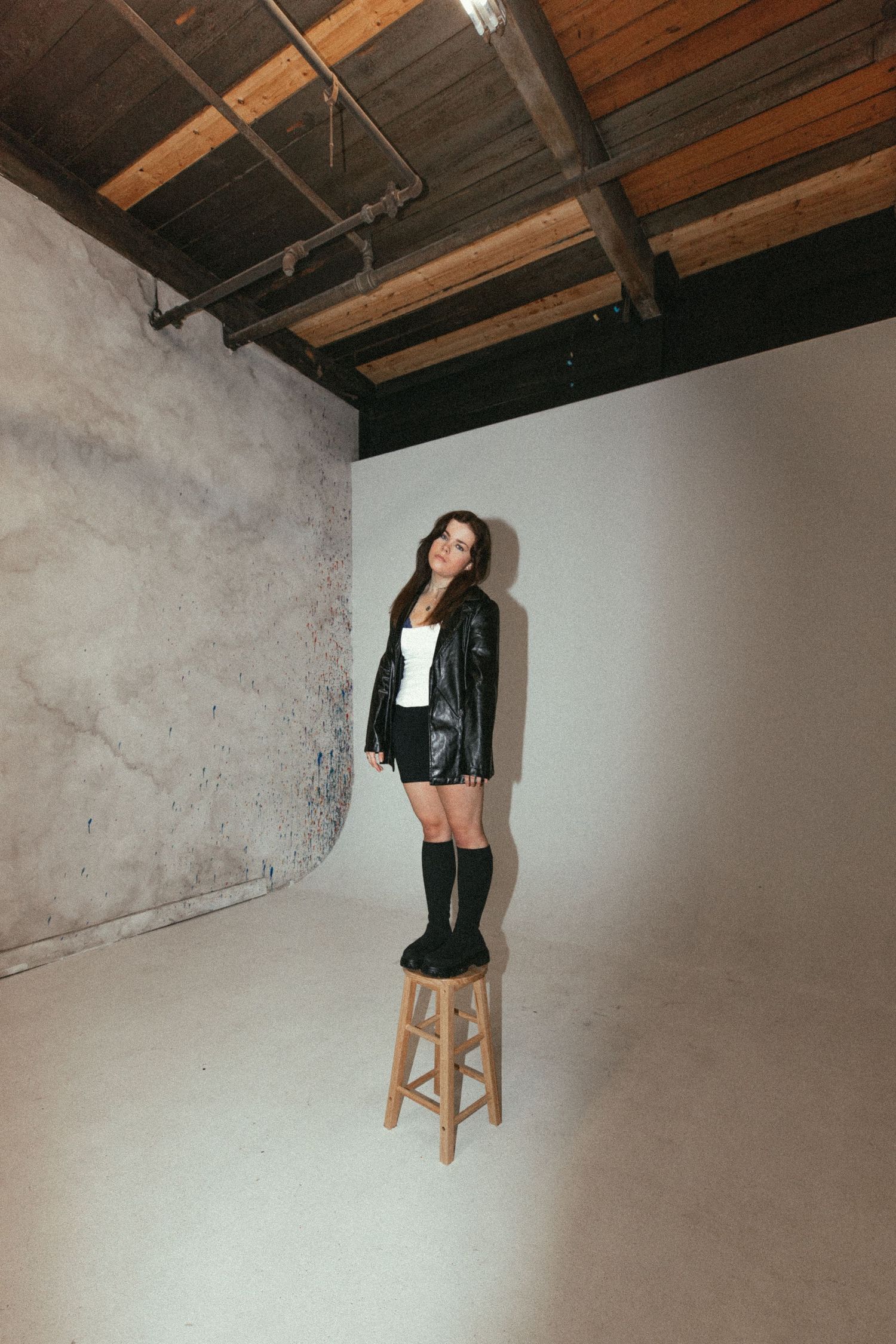 moody editorial branding photoshoot