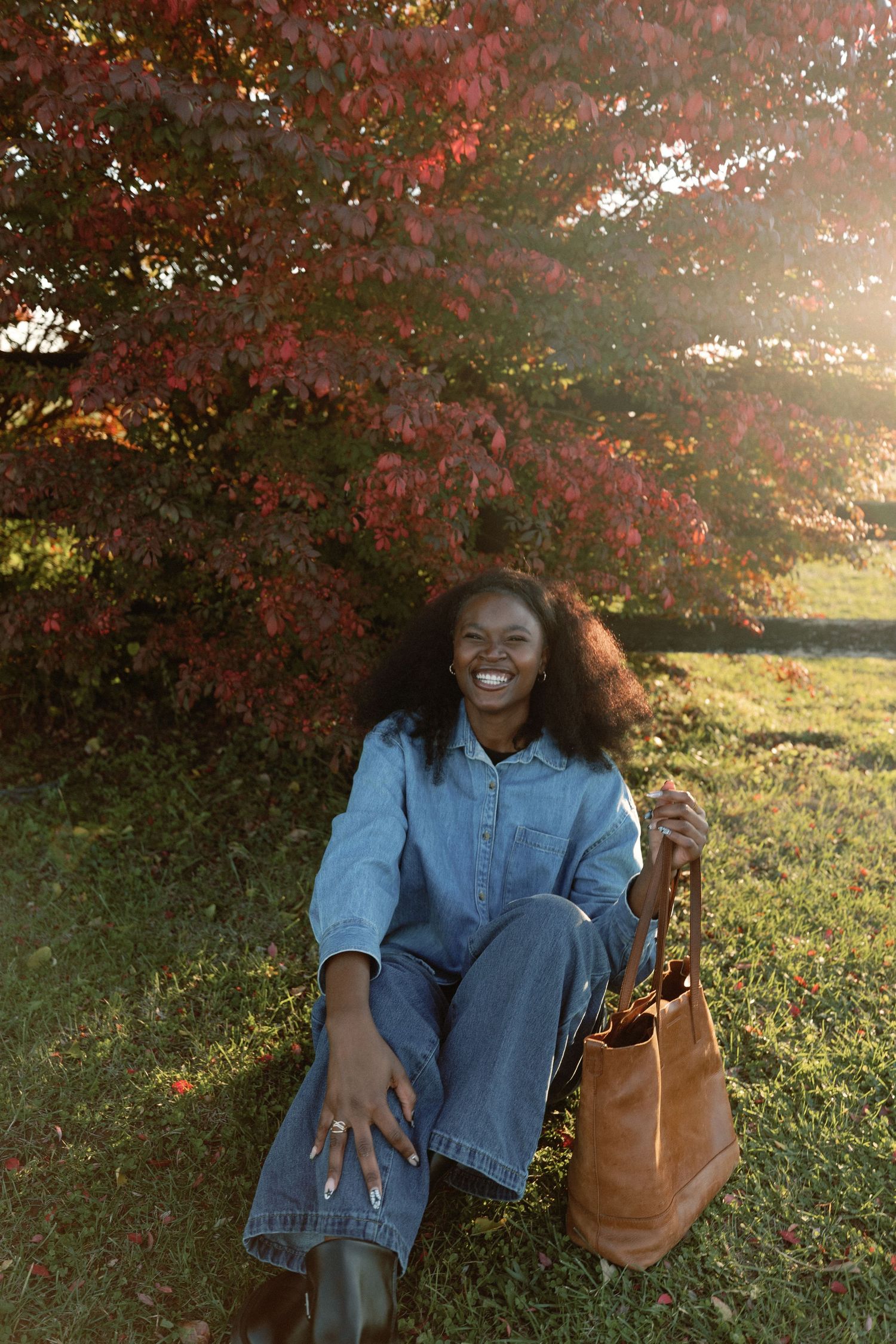 purse editorial photoshoot
