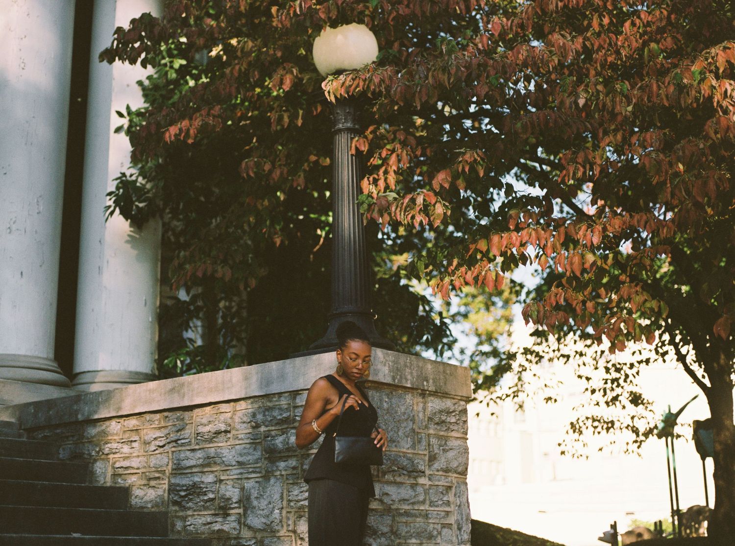 fashion editorial with medium format film