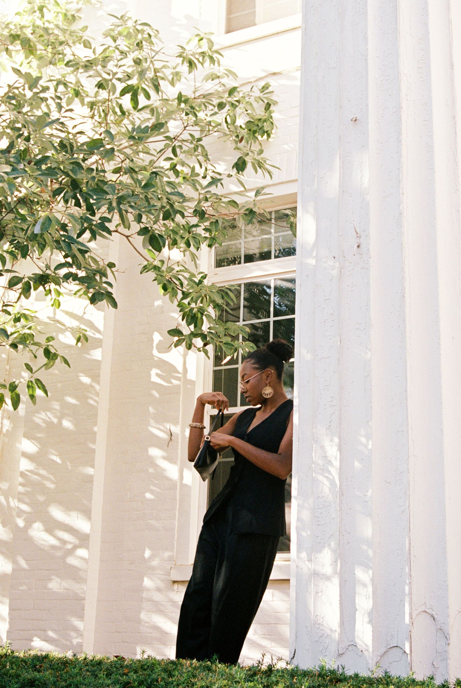 fashion photography on film with soft, natural tones