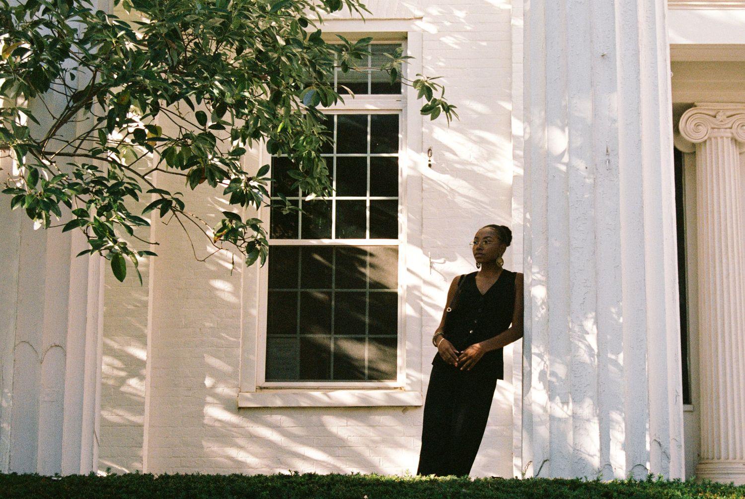 fashion photography on film with soft, natural tones