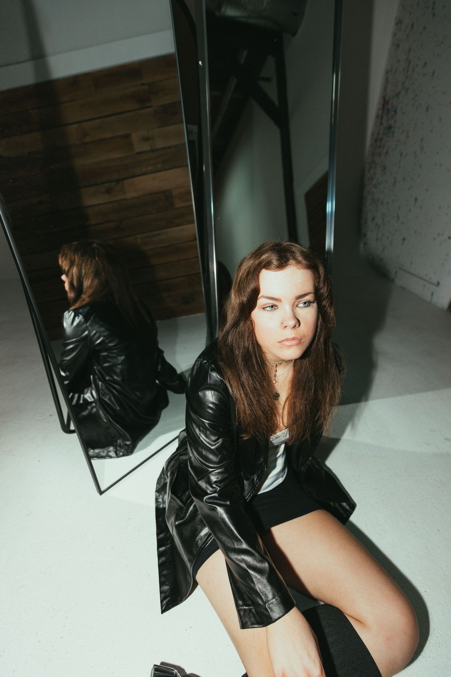 moody editorial branding photoshoot