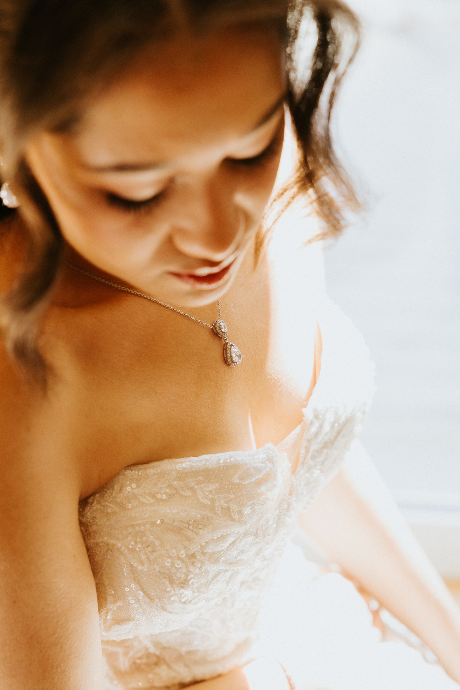 Detailed Shot of Bride on Her Wedding Day, Shot by Dylan Spangler