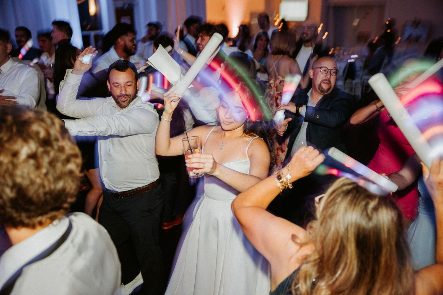 Picture of Dance Party at Wedding Reception, Shot by Dylan Spangler