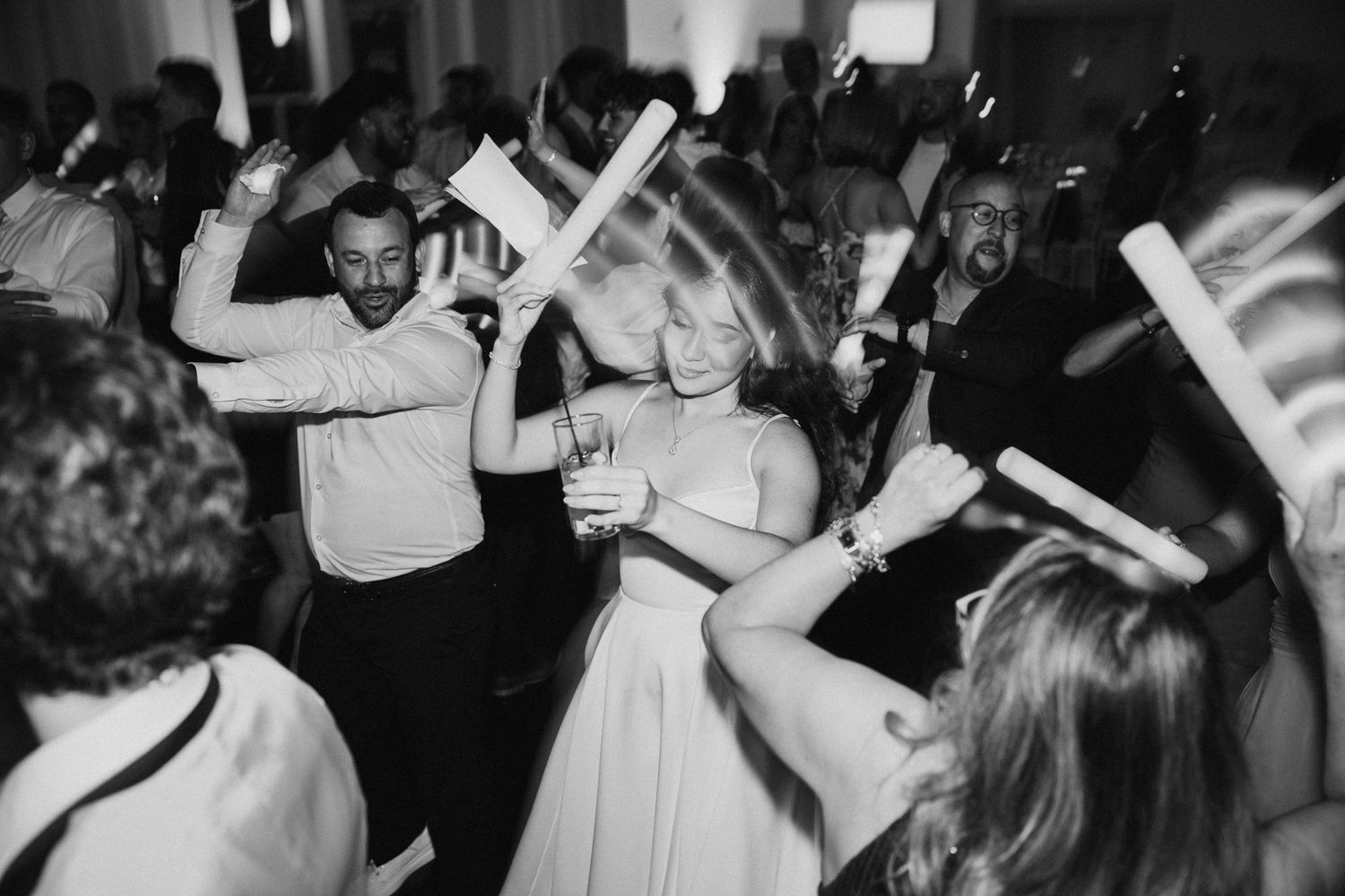 Picture of Dance Party at Wedding Reception, Shot by Dylan Spangler