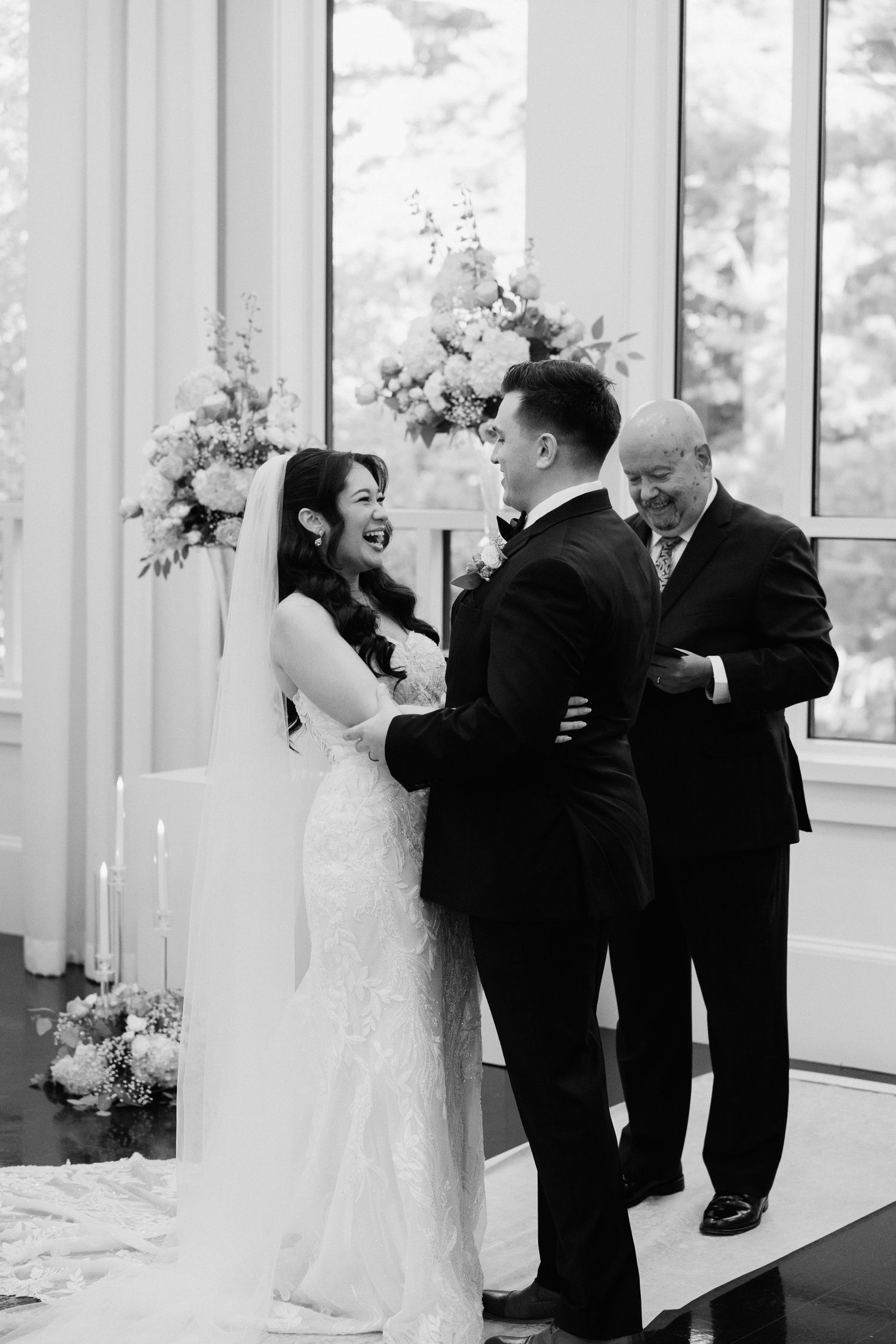 Portrait of Mr. & Mrs. Khoklan on their wedding day, Shot by Dylan Spangler