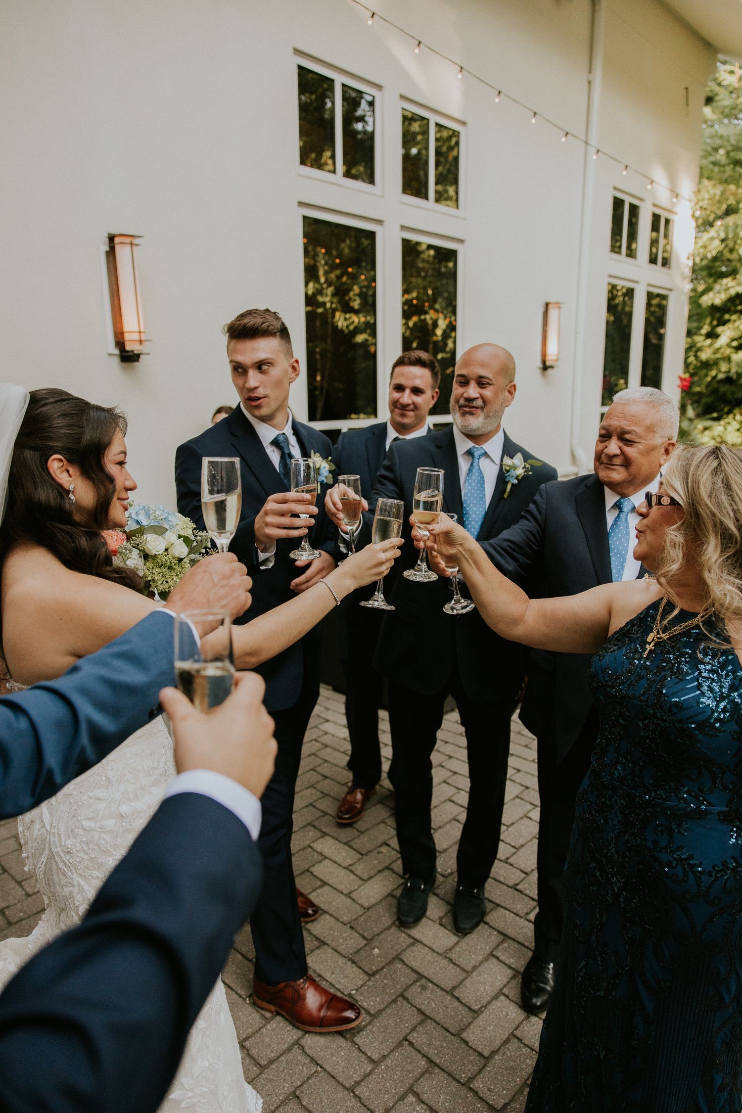 Picture of Wedding Party Celebrating, Shot by Dylan Spangler