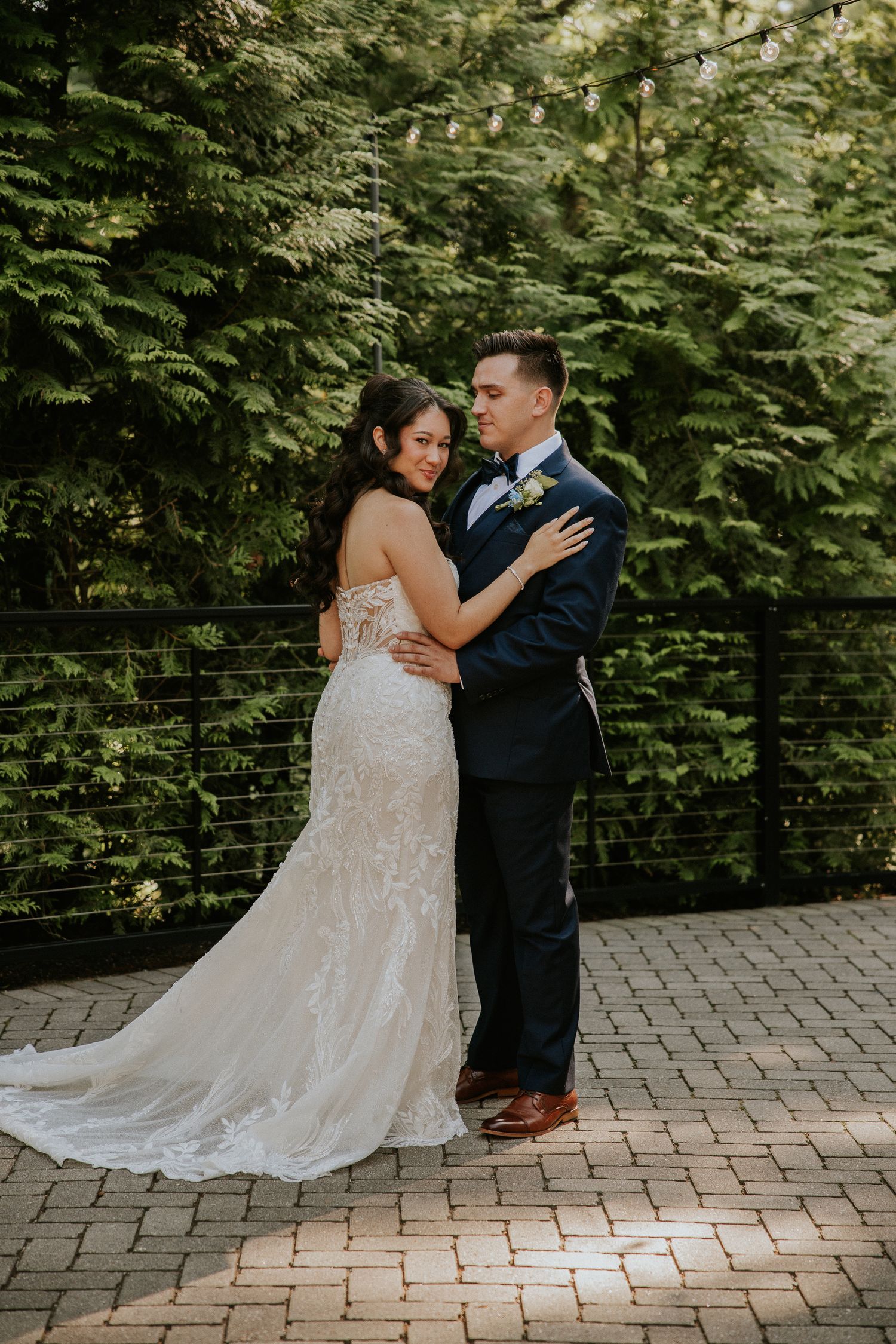 Portrait of Mr. & Mrs. Khoklan on their wedding day, Shot by Dylan Spangler