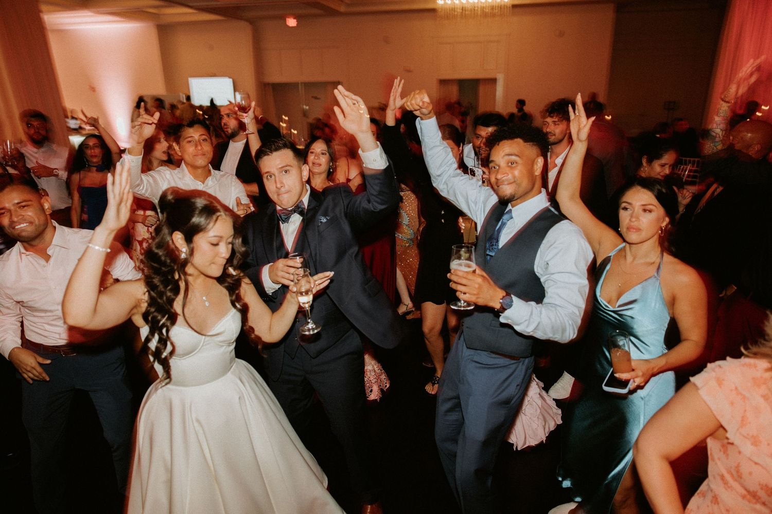 Picture of Dance Party at Wedding Reception, Shot by Dylan Spangler