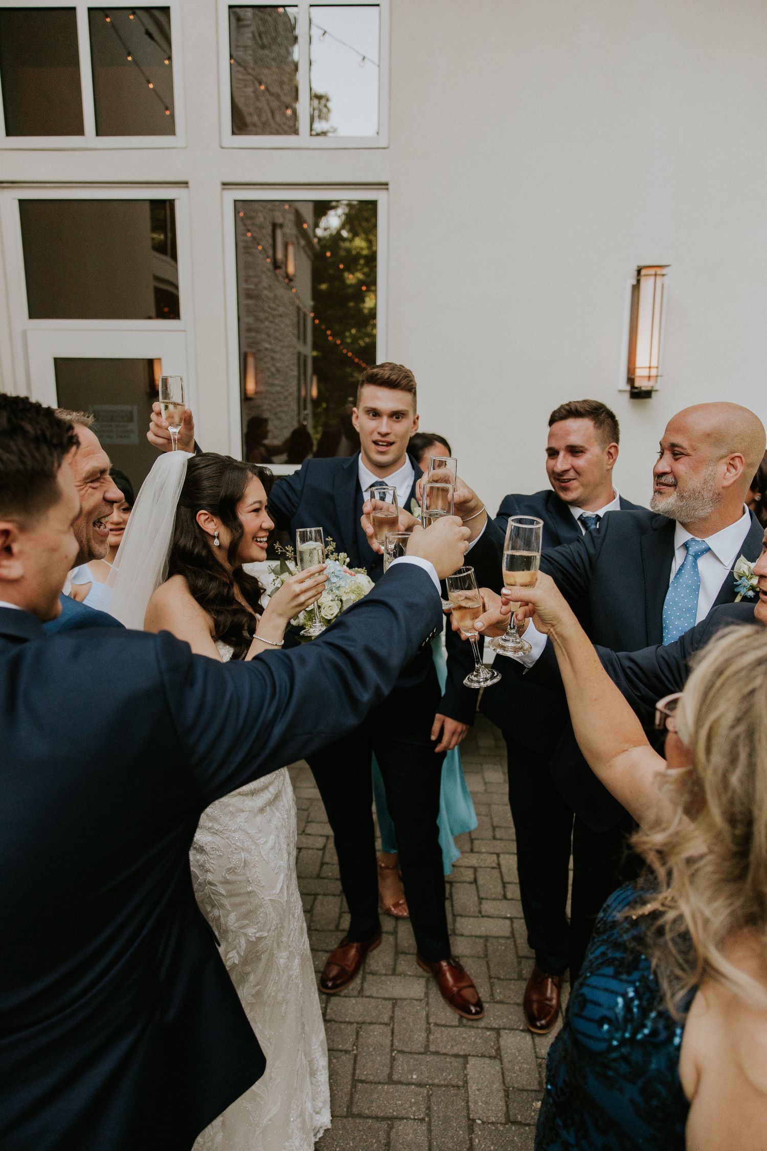 Picture of Wedding Party Celebrating, Shot by Dylan Spangler