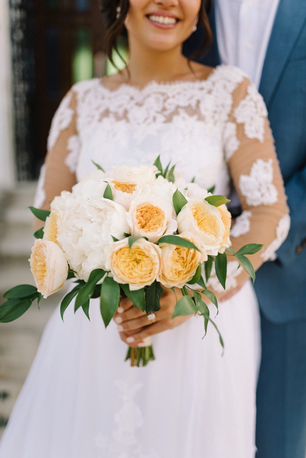 wedding at corfu brides wedding bouquet