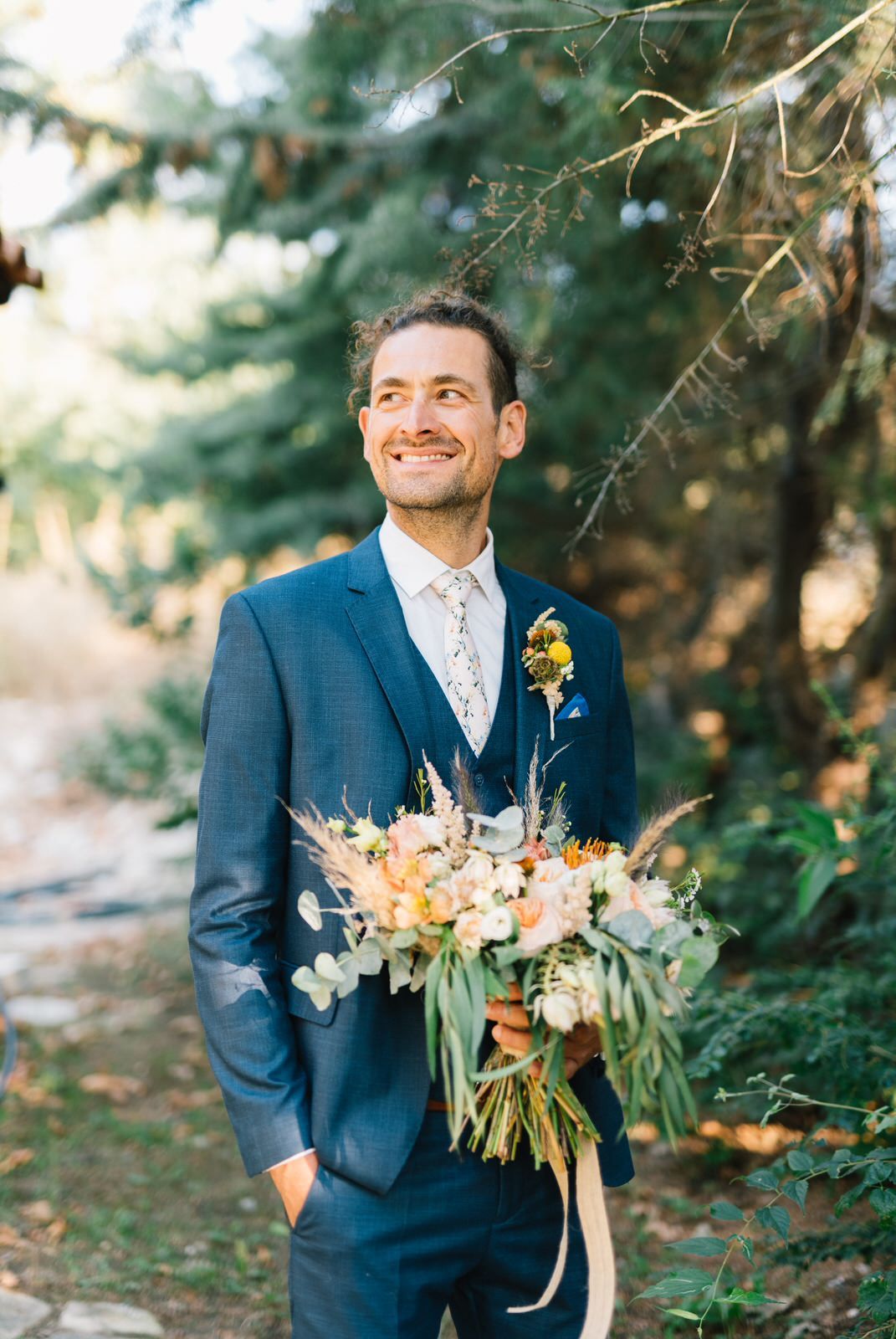 groom portrait at velventos