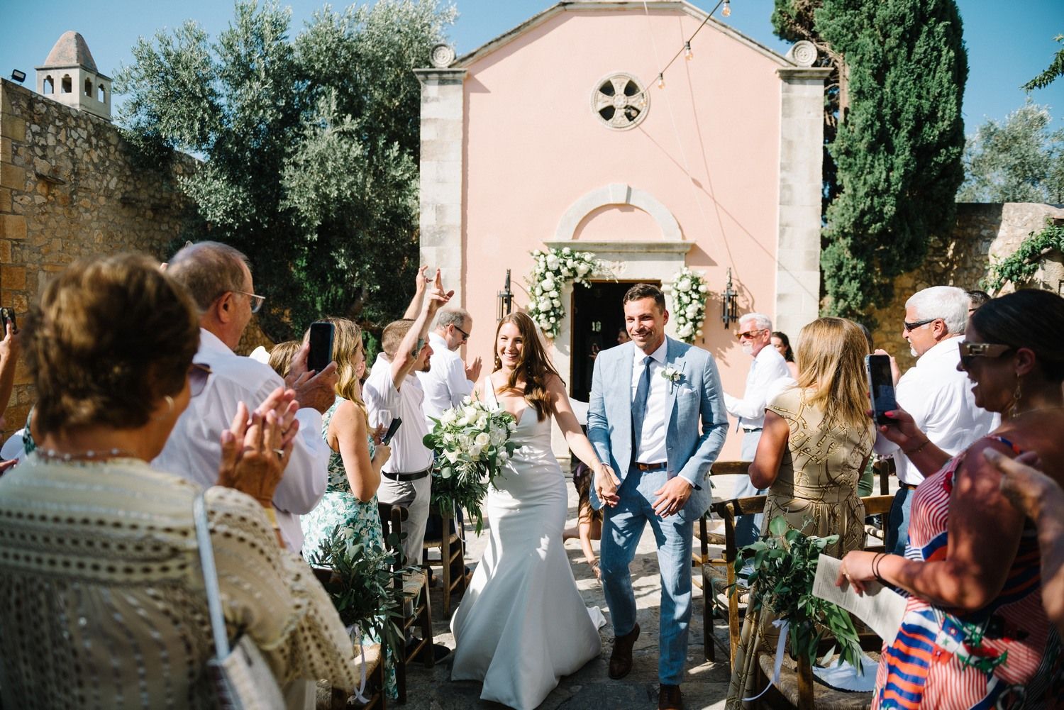 agreco farms crete wedding celebration throwing rice