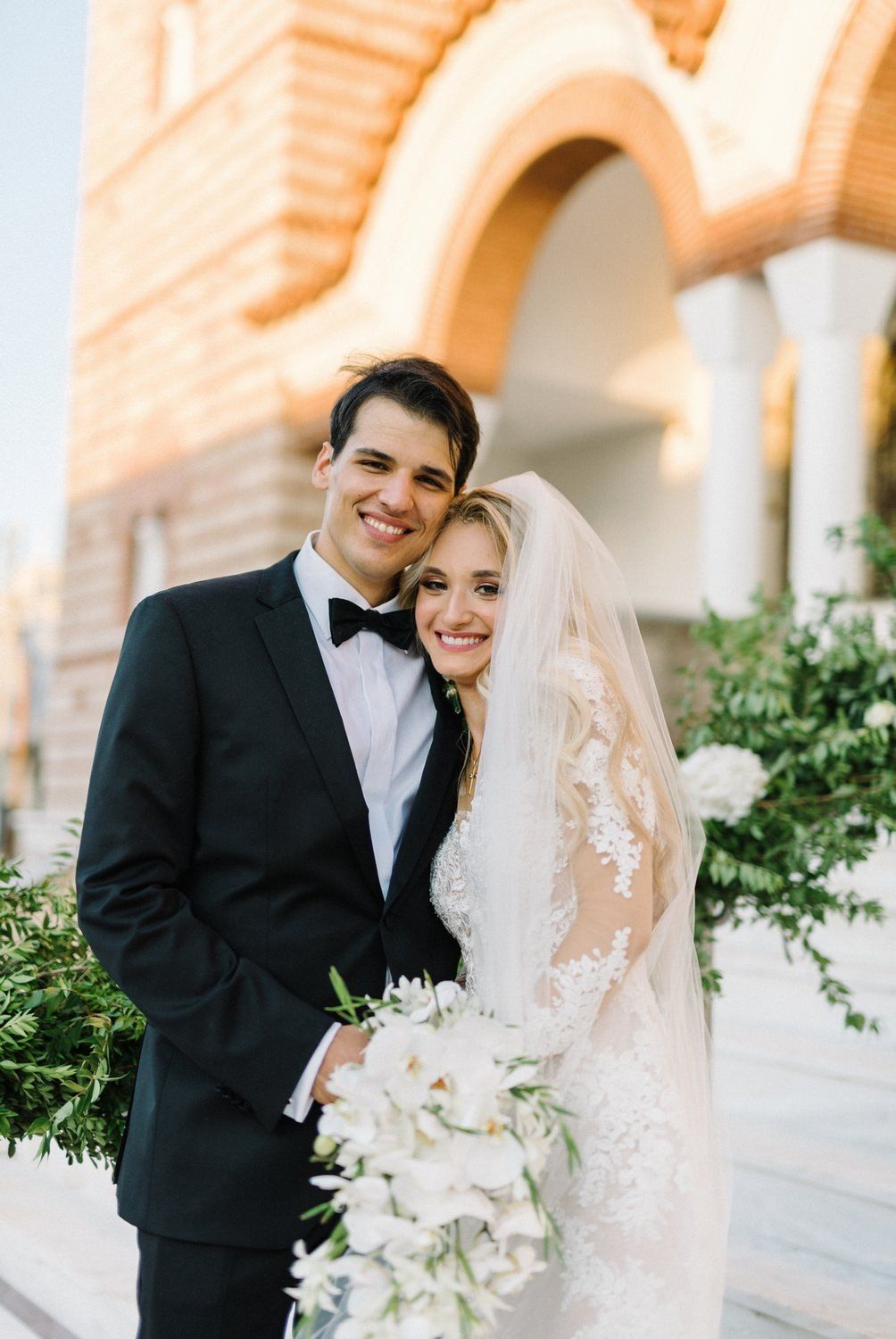 groom and bride portrait