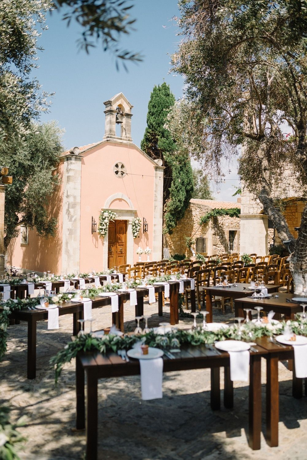 agreco farms crete table setup decoration and church