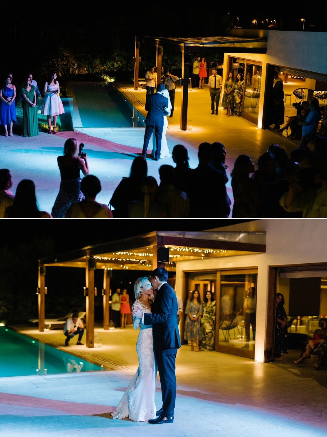 couple's first dance in athens riviera