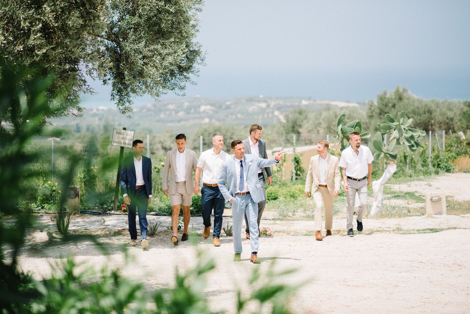 groomens walking in agreco farms