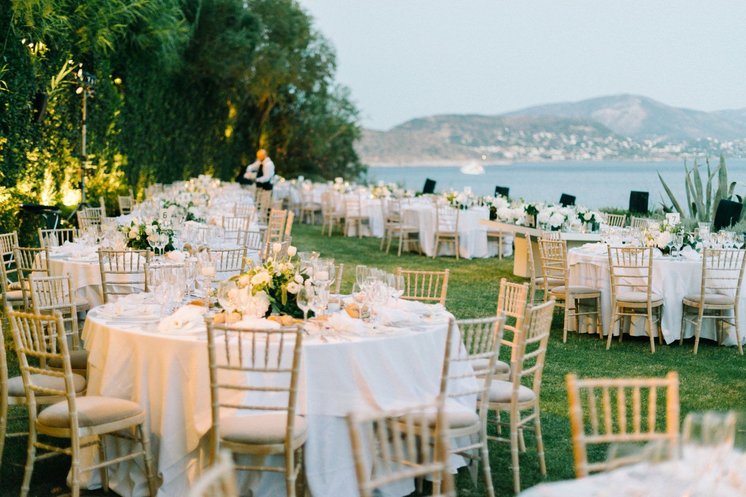 athens island riviera wedding reception