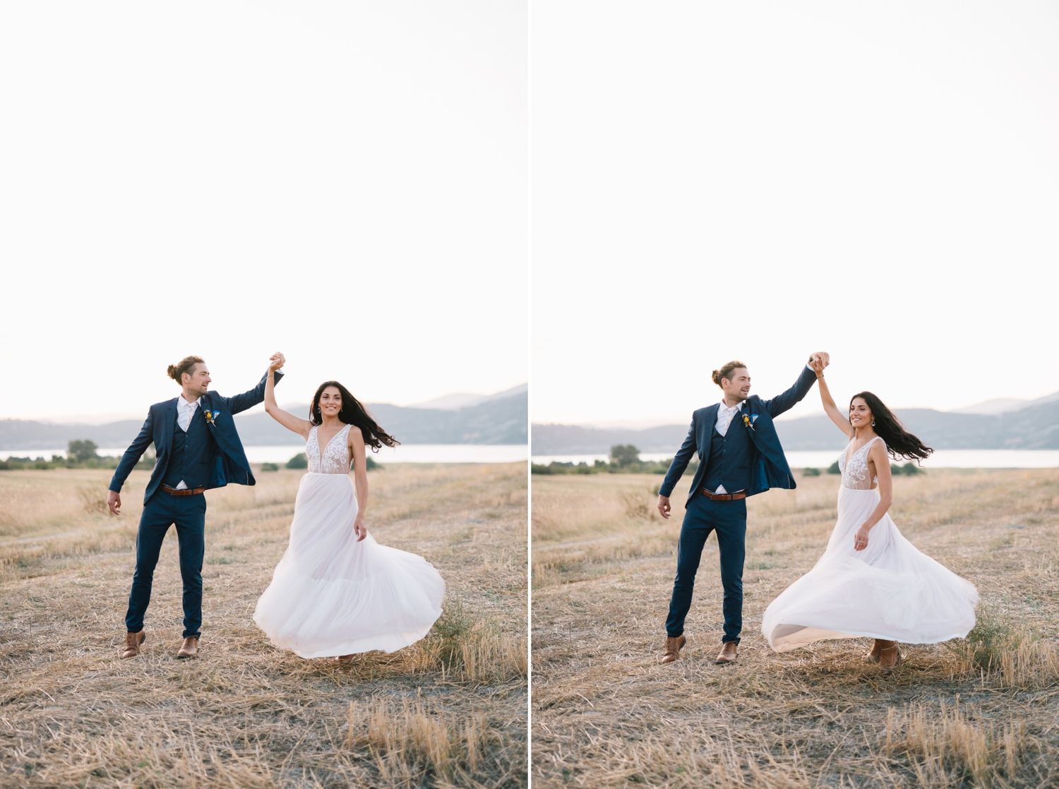 groom and bride dance