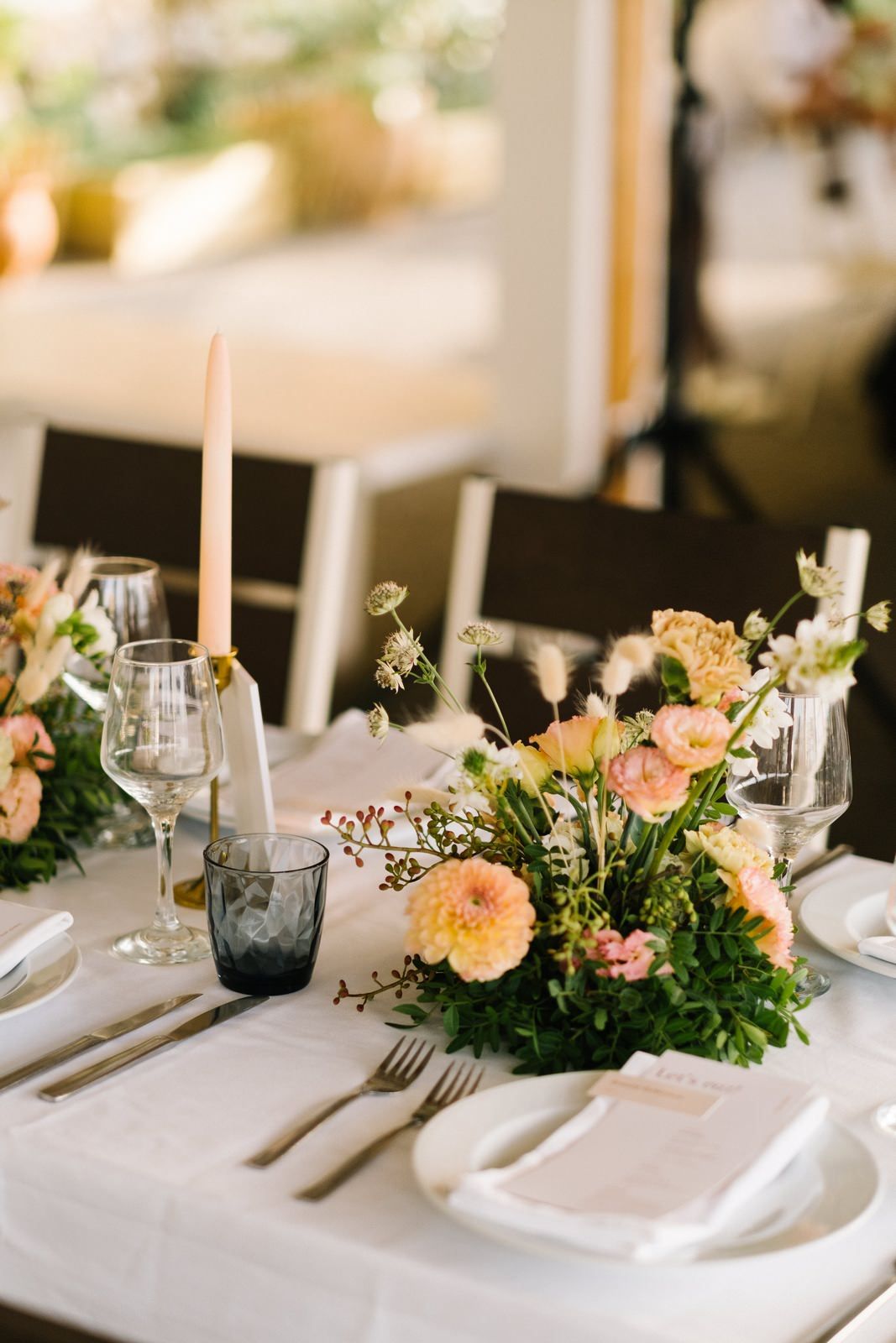 corfu sailing club wedding decoration with flowers