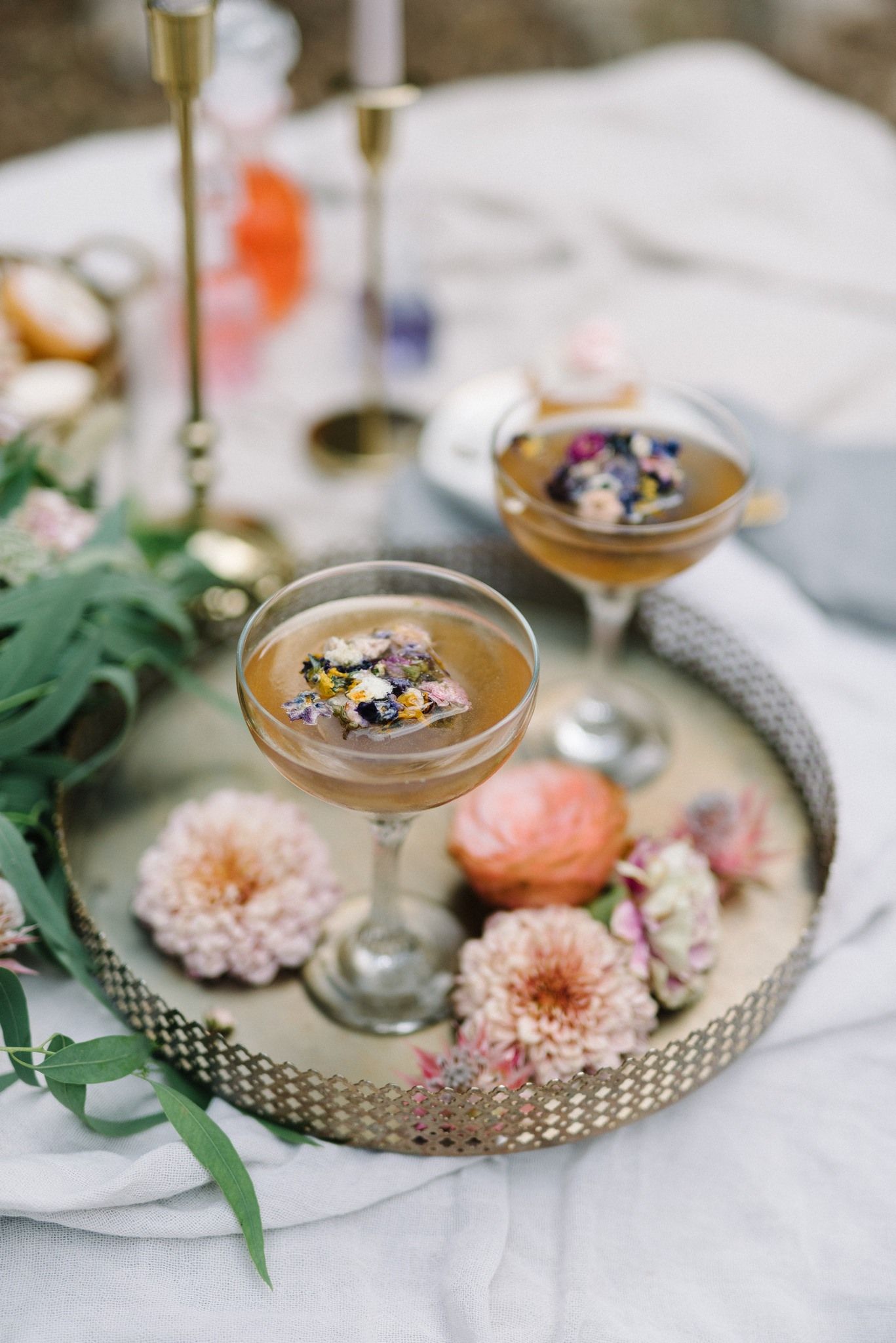 coctails for a young couple