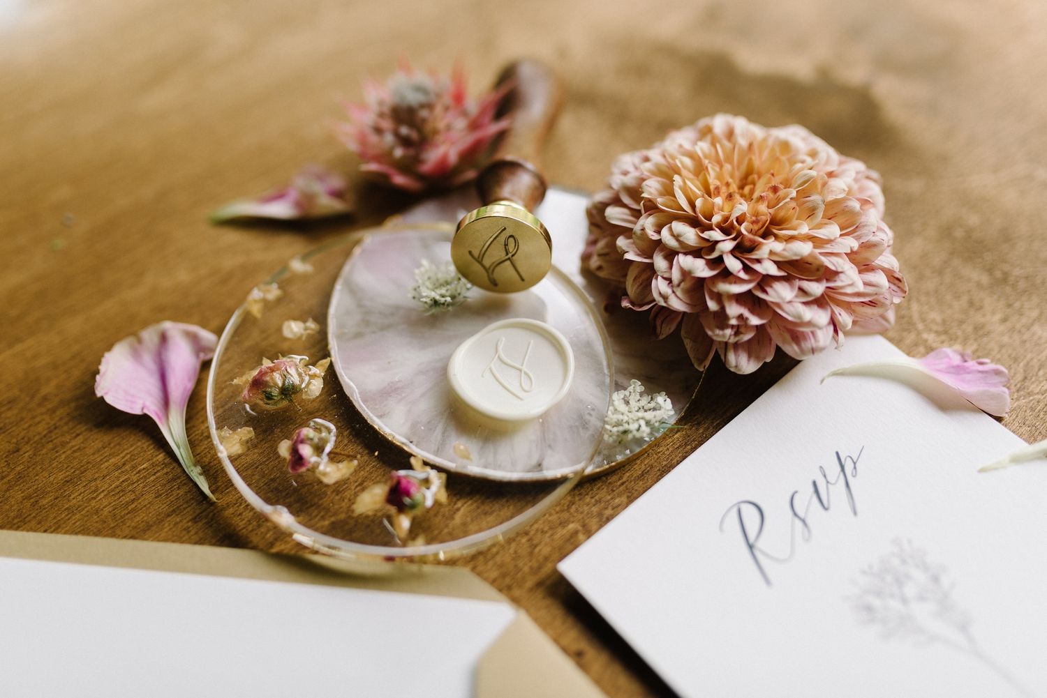 sealing wax wedding details