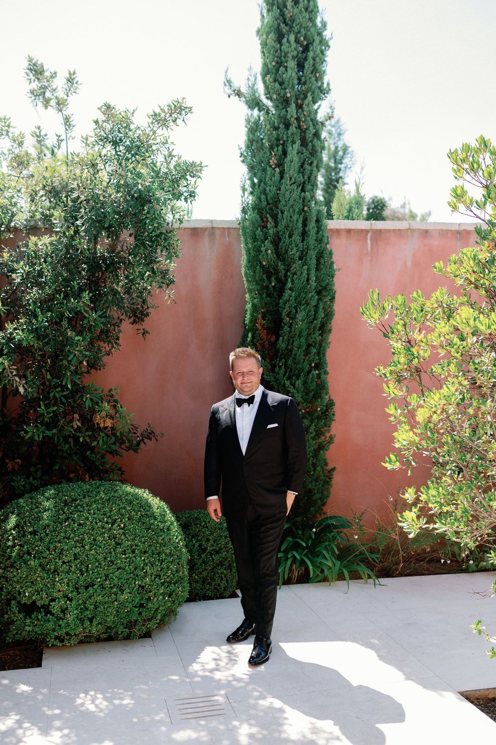 groom portrait at cavo alkyoni estate corfu greece