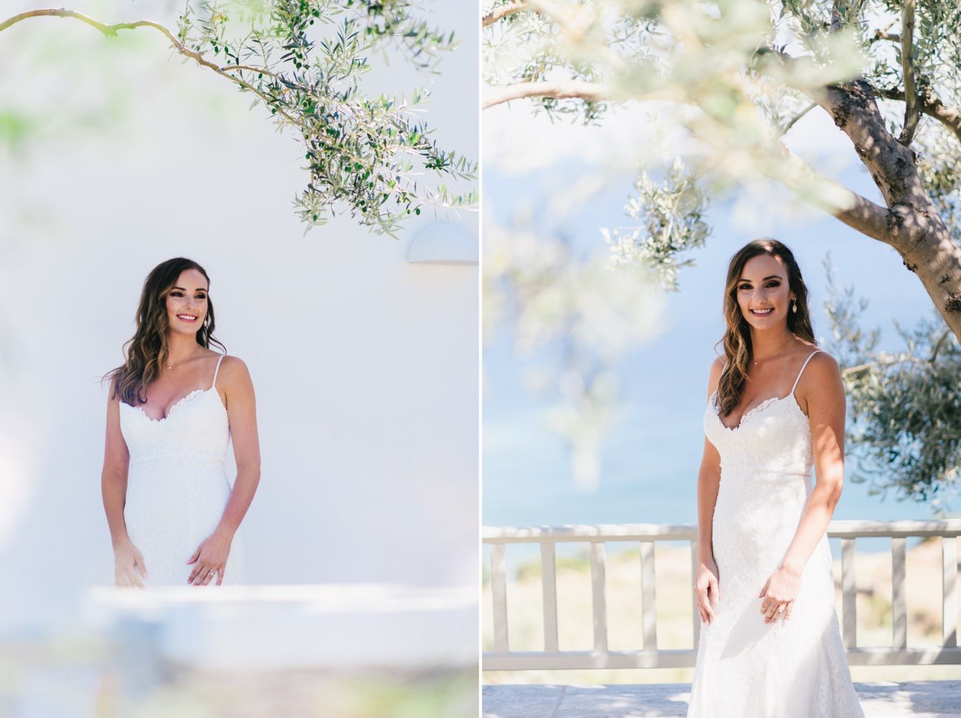 bride portrait at sifnos