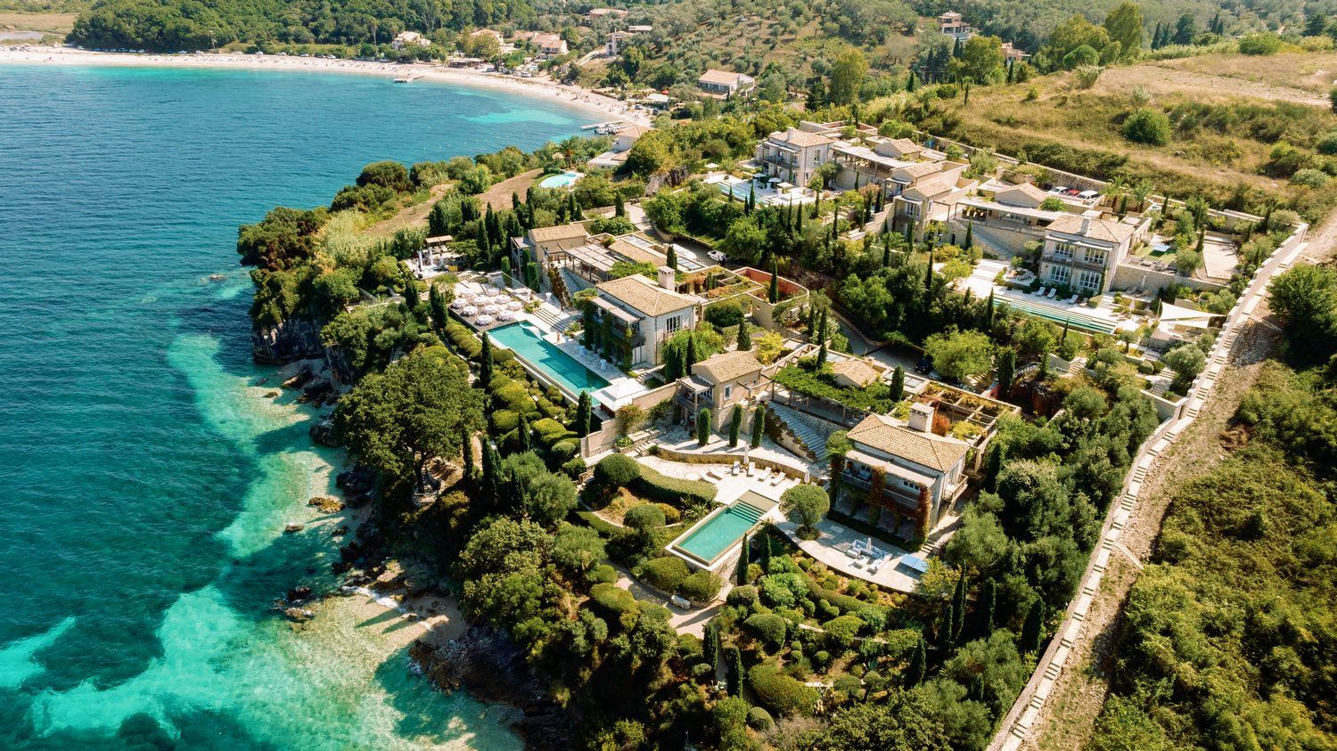 cavo alkyoni estate for luxury villa wedding at corfu greece