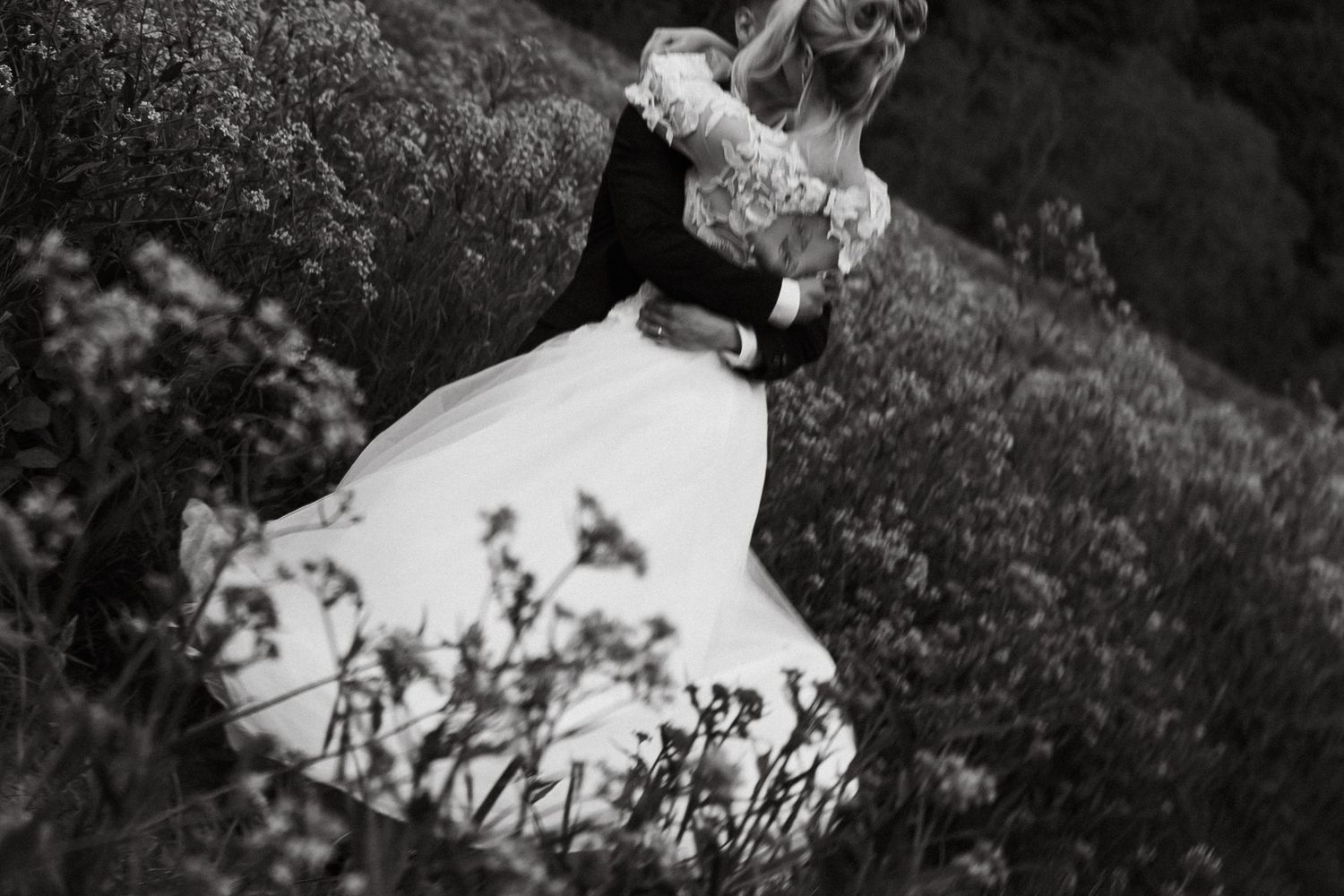 Romantic and emotional wedding photography capturing timeless love stories across Europe on digital and 35mm film.