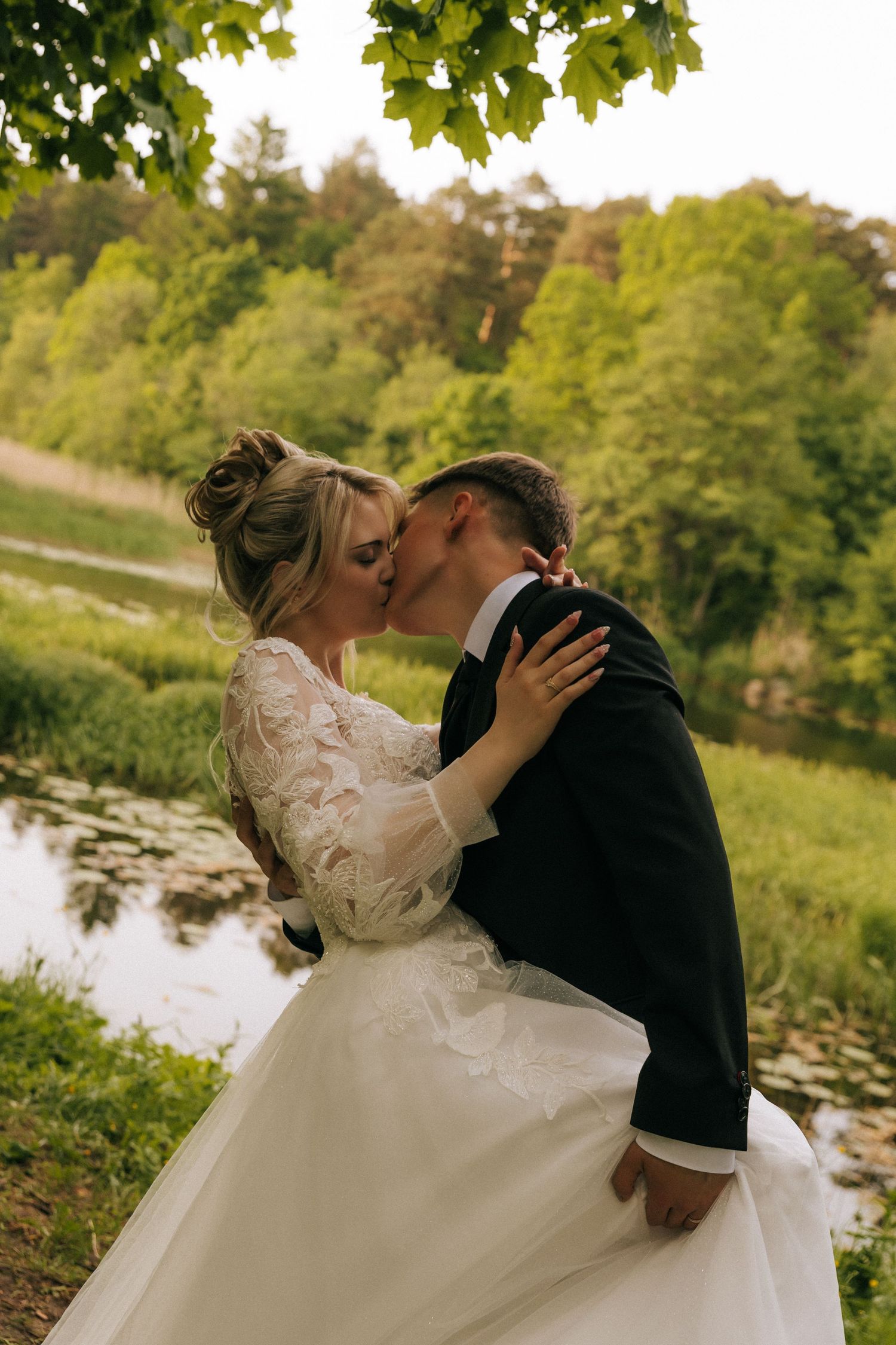 Romantic and emotional wedding photography capturing timeless love stories across Europe on digital and 35mm film.
