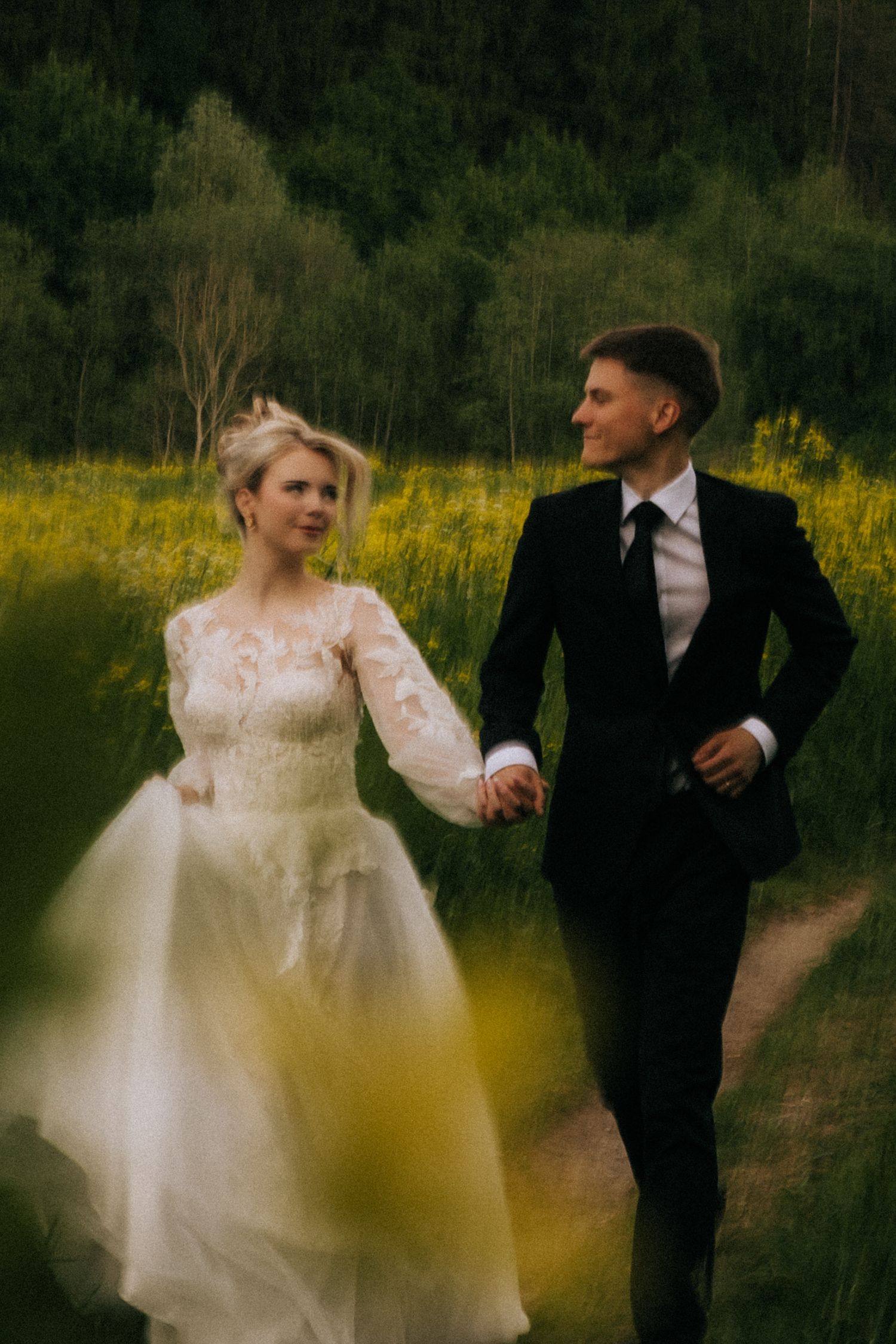 Romantic and emotional wedding photography capturing timeless love stories across Europe on digital and 35mm film.
