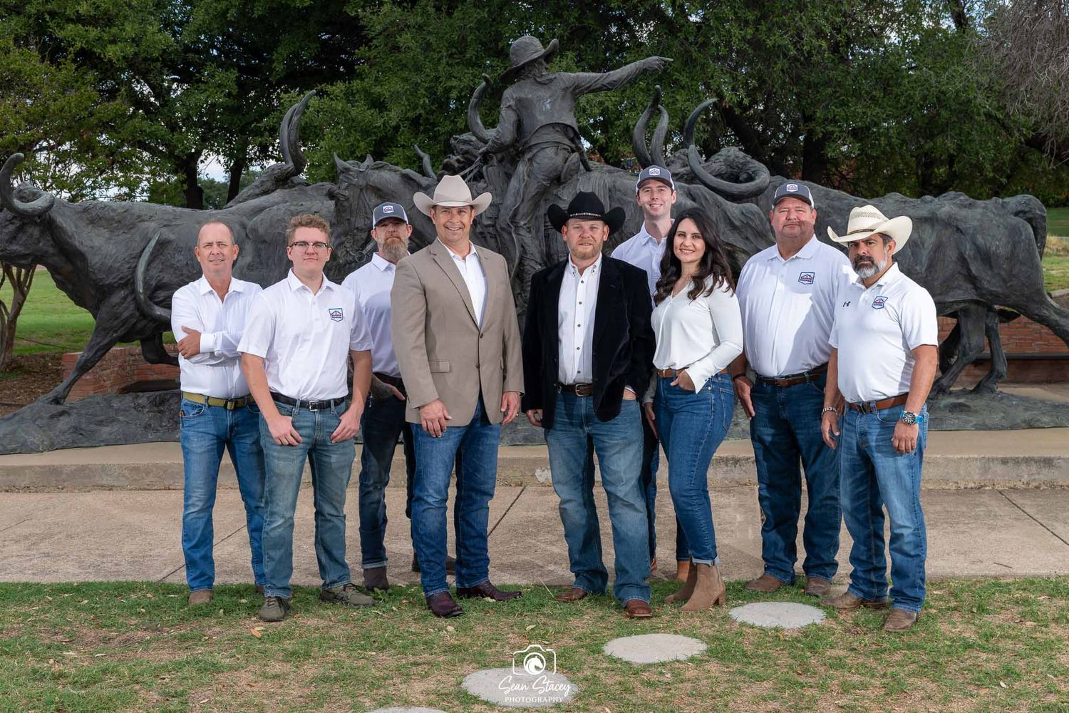 Editorial branding photoshoot & headshots for roofing company shot in the Ft. Worth Stockyards — Sean Stacey Photography.