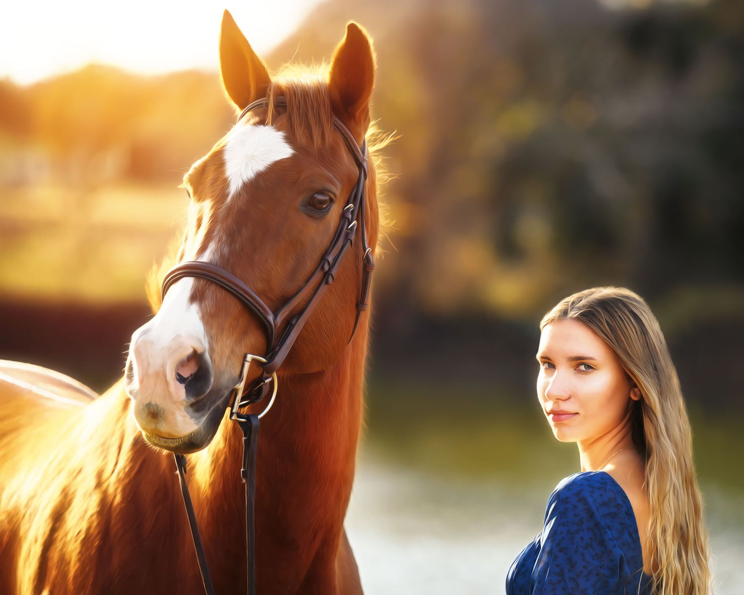 Horse and rider portrait celebrating partnership and trust — Sean Stacey Photography