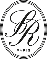 Decorative circular monogram designs in elegant black calligraphy style.