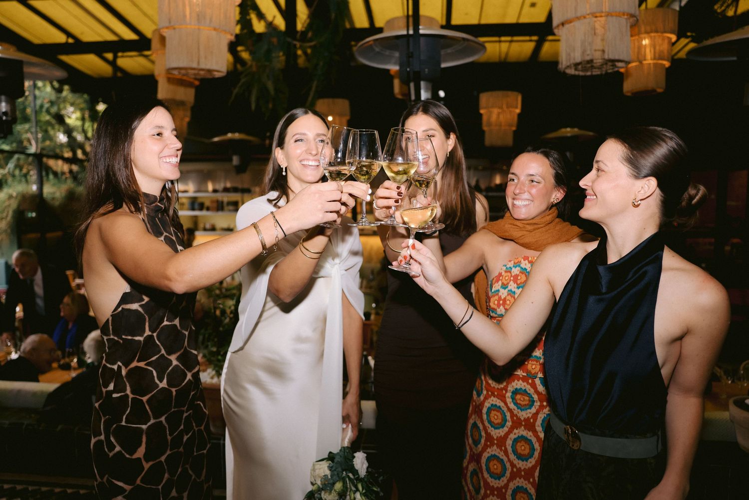 Elopement celebration photographed in Paris with close friends
