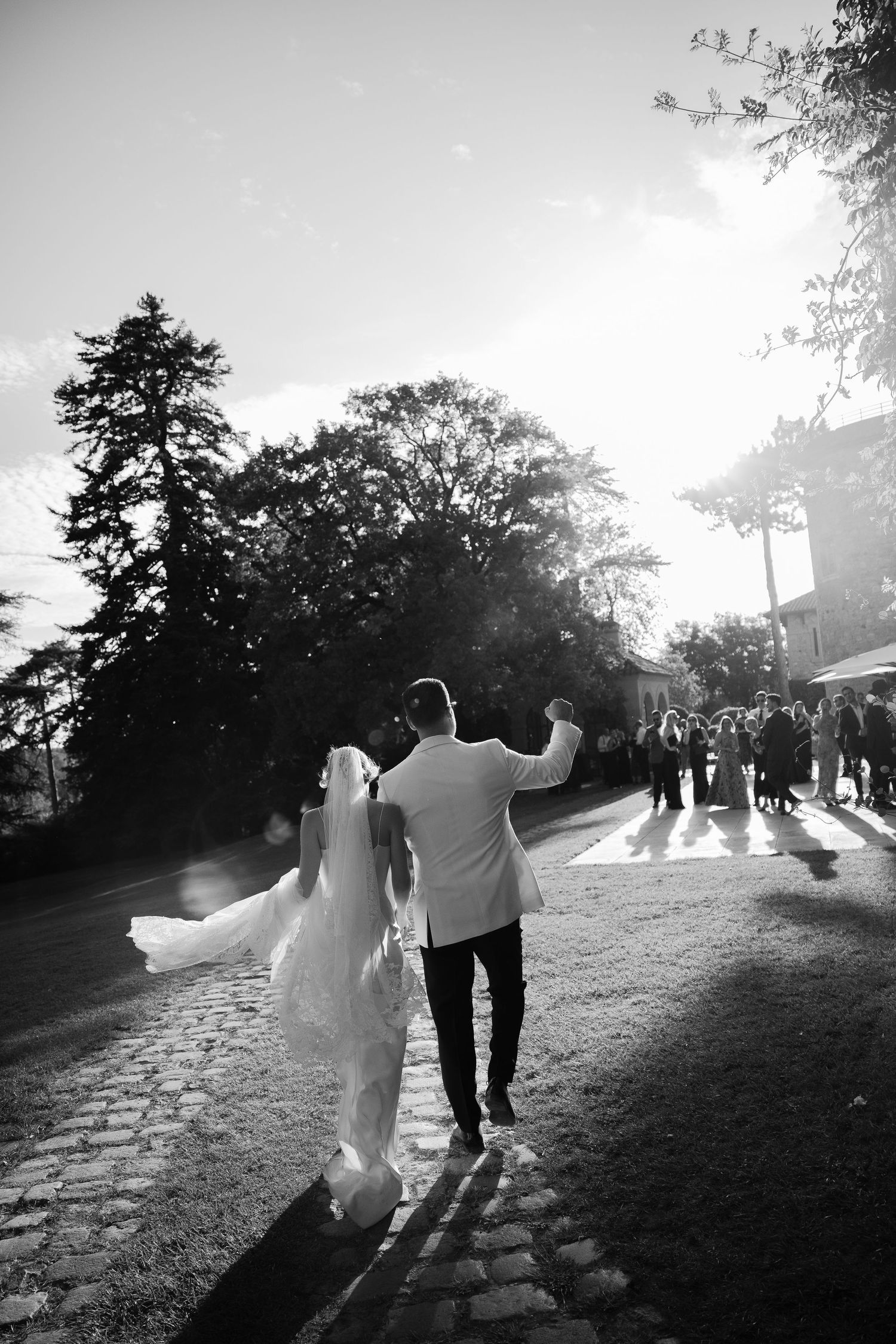 Destination wedding photographed in France near Paris