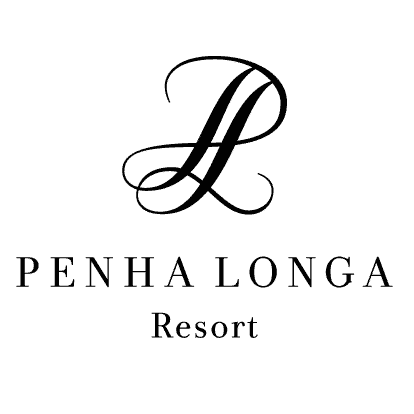 Elegant script typography for Penha Longa Resort branding.